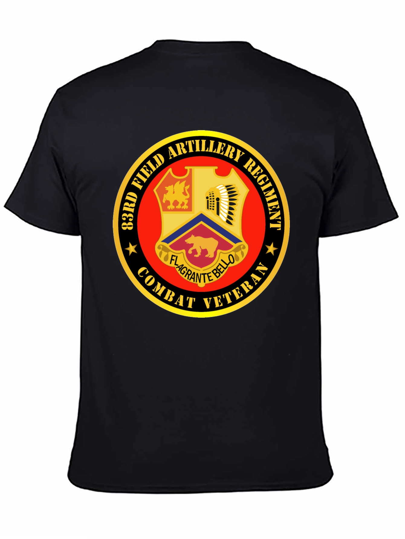 83rd Field Artillery Regiment Combat Veteran T-Shirt