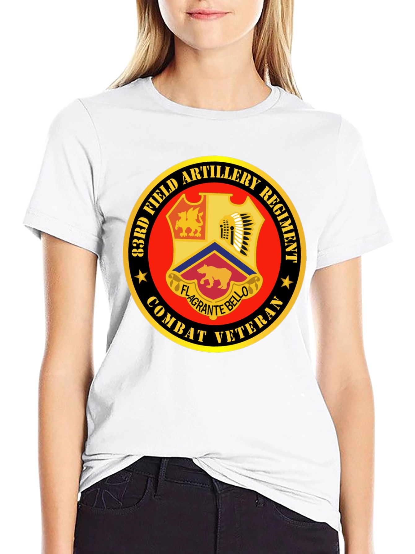 83rd Field Artillery Regiment Combat Veteran T-Shirt