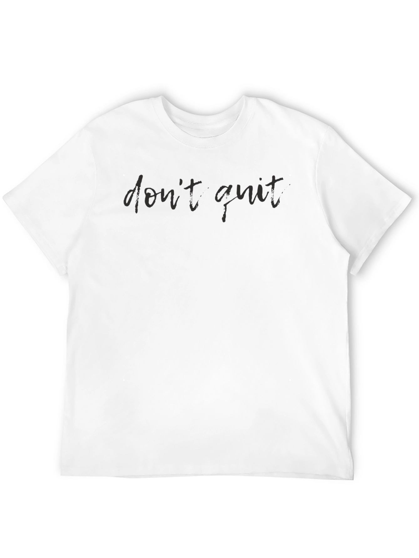 Dont Quit Black Graphic T-Shirt