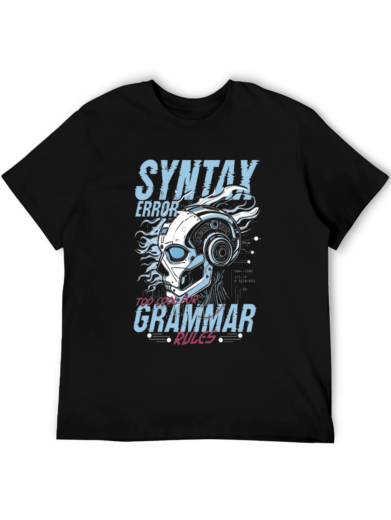 Syntax Error Grammar Rules Graphic T-Shirt