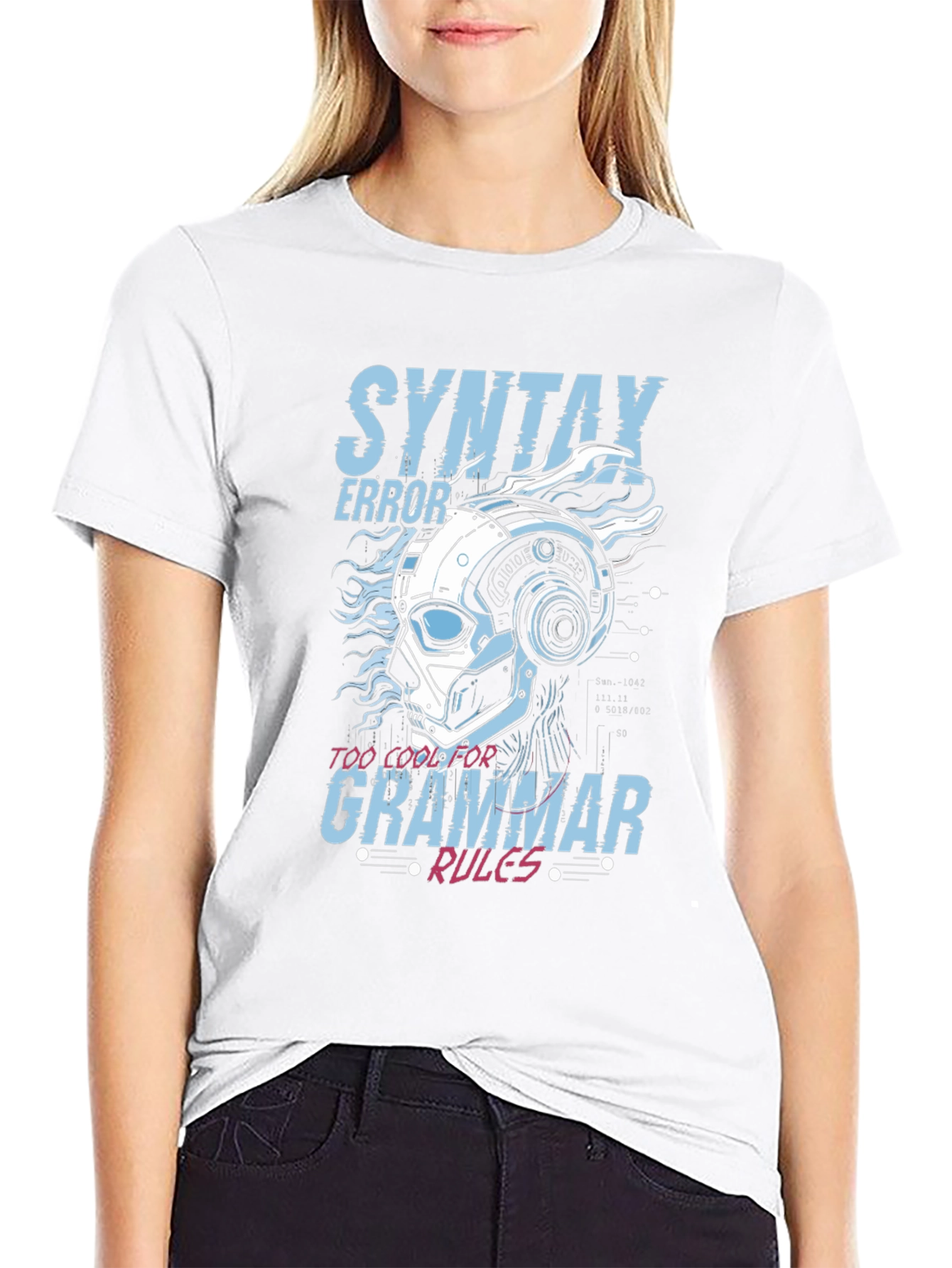 Syntax Error Grammar Rules Graphic T-Shirt