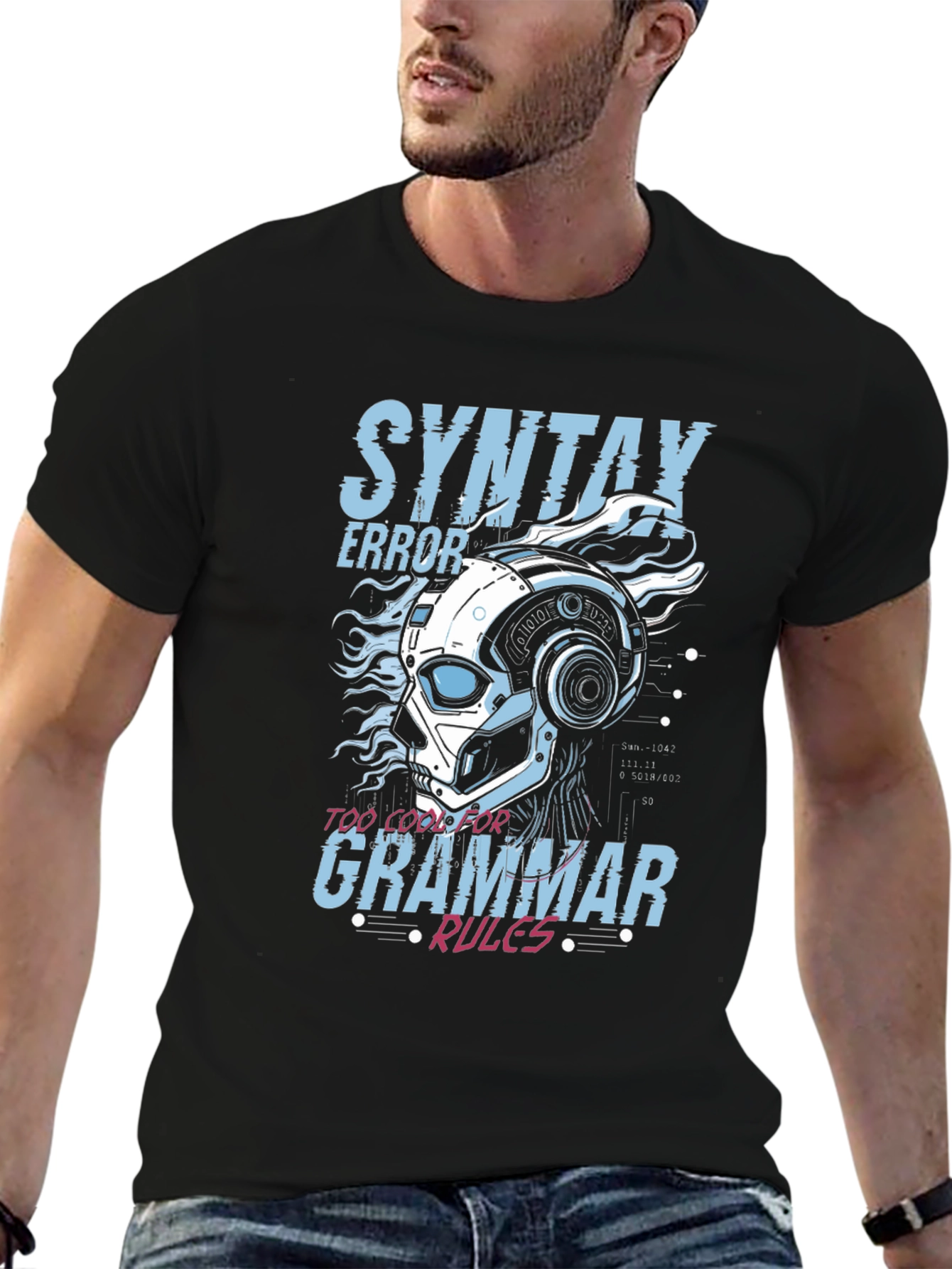 Syntax Error Grammar Rules Graphic T-Shirt