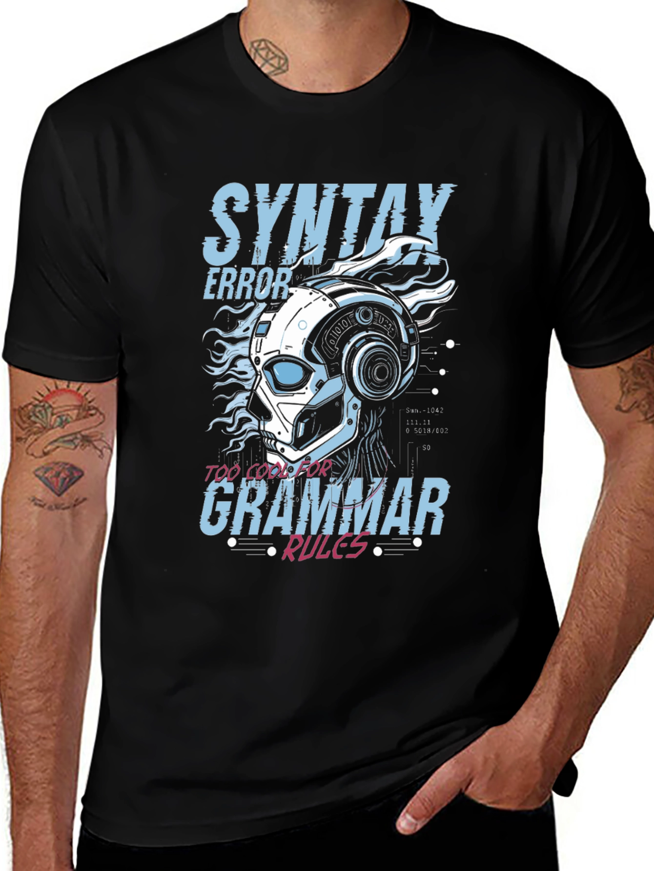 Syntax Error Grammar Rules Graphic T-Shirt