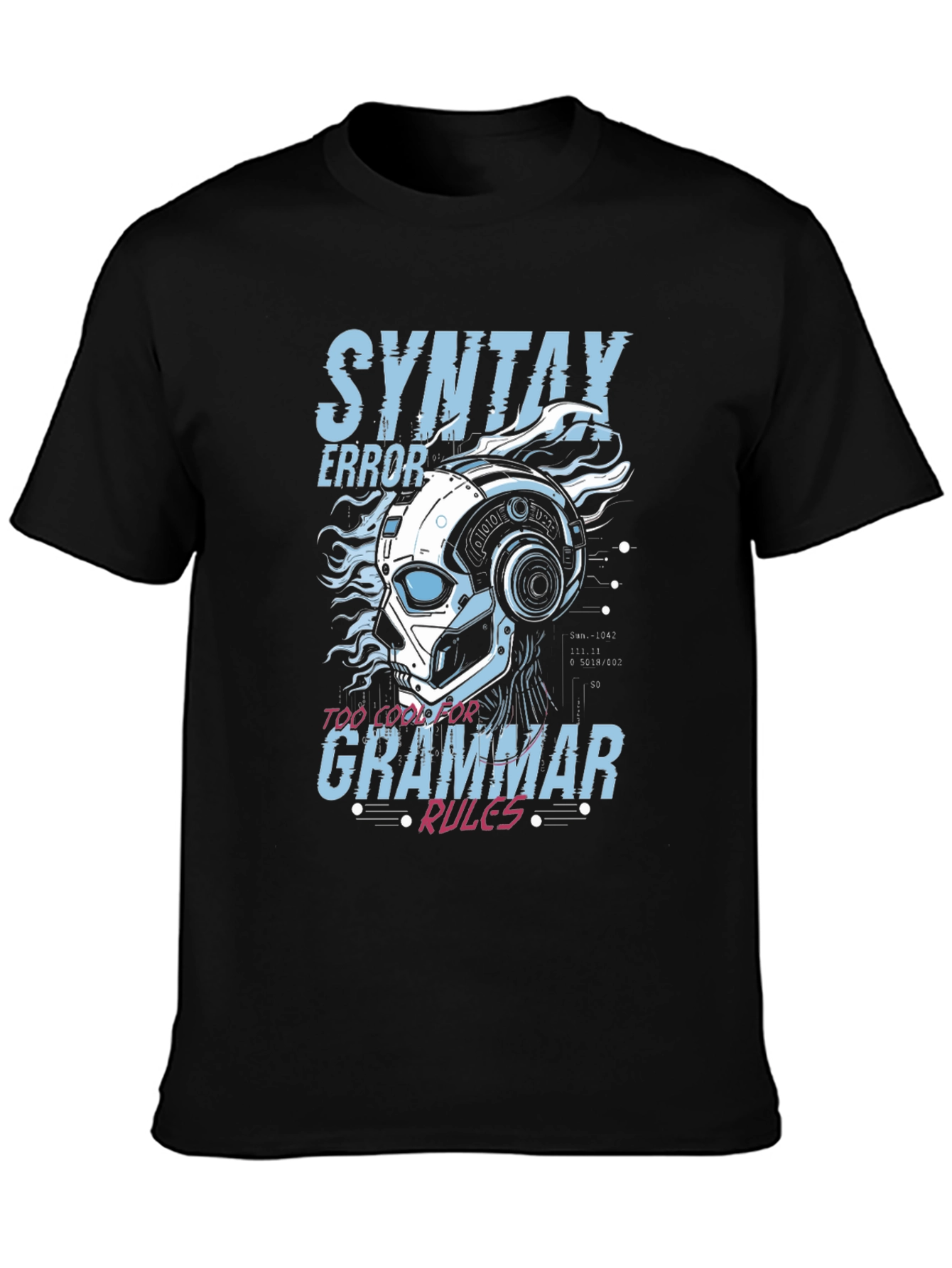 Syntax Error Grammar Rules Graphic T-Shirt