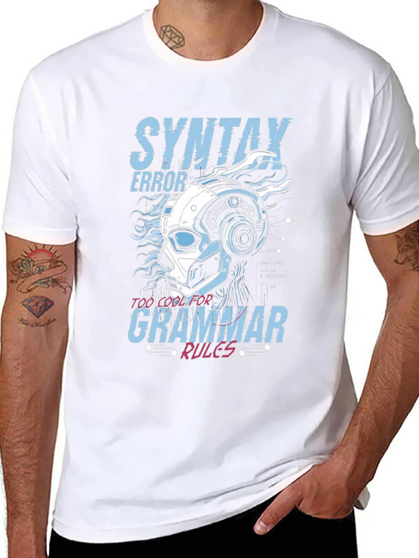 Syntax Error Grammar Rules Graphic T-Shirt
