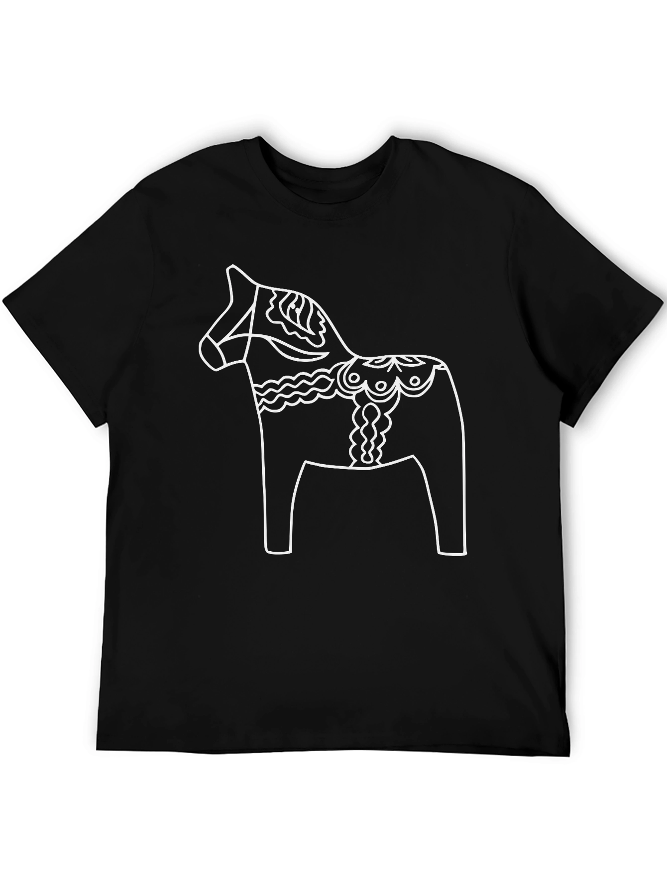 Dala Horse Graphic Tee - Black T-Shirt