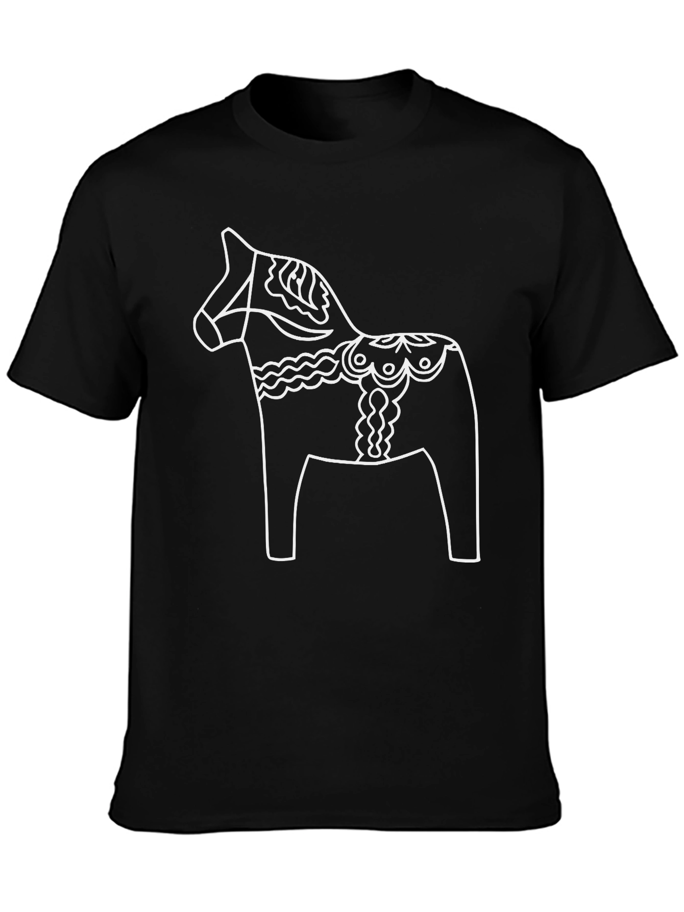Dala Horse Graphic Tee - Black T-Shirt