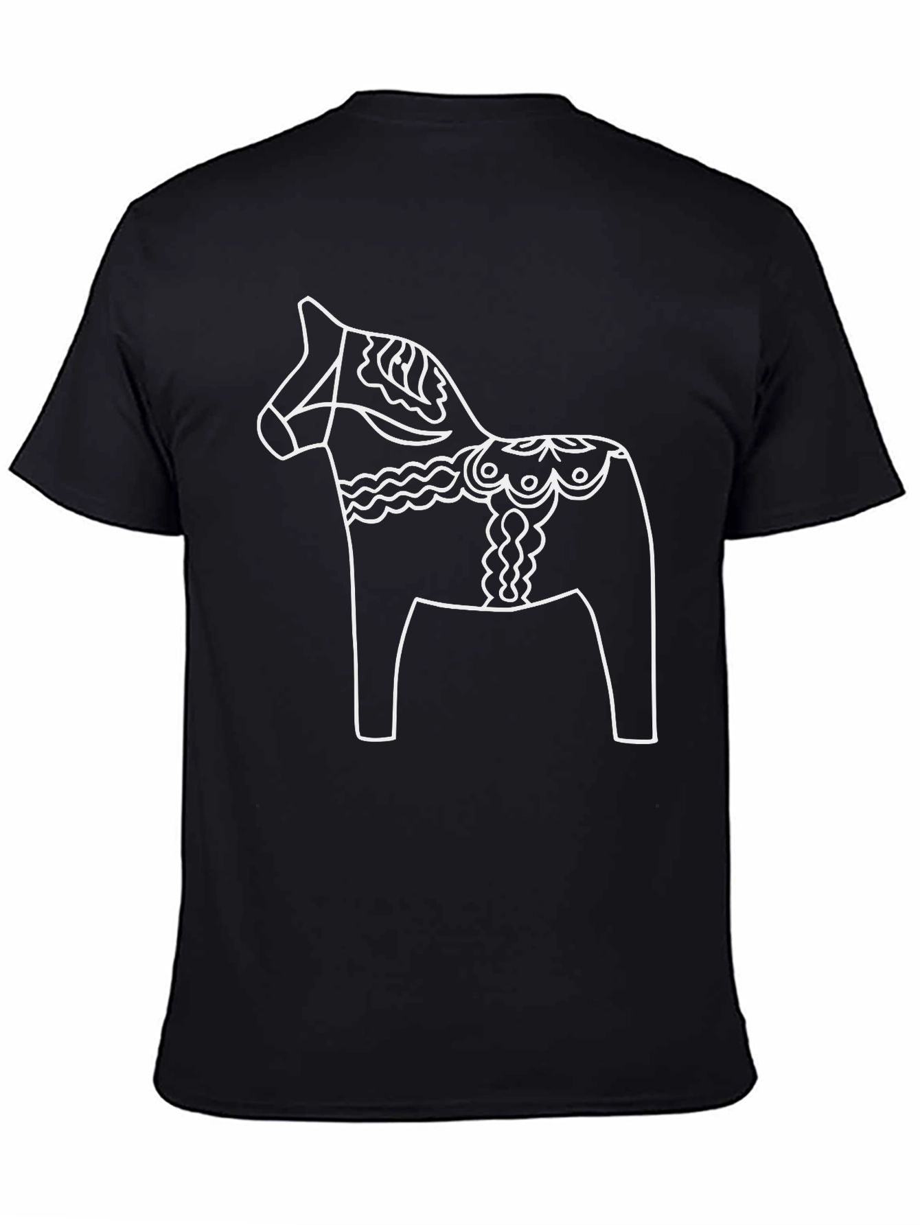 Dala Horse Graphic Tee - Black T-Shirt