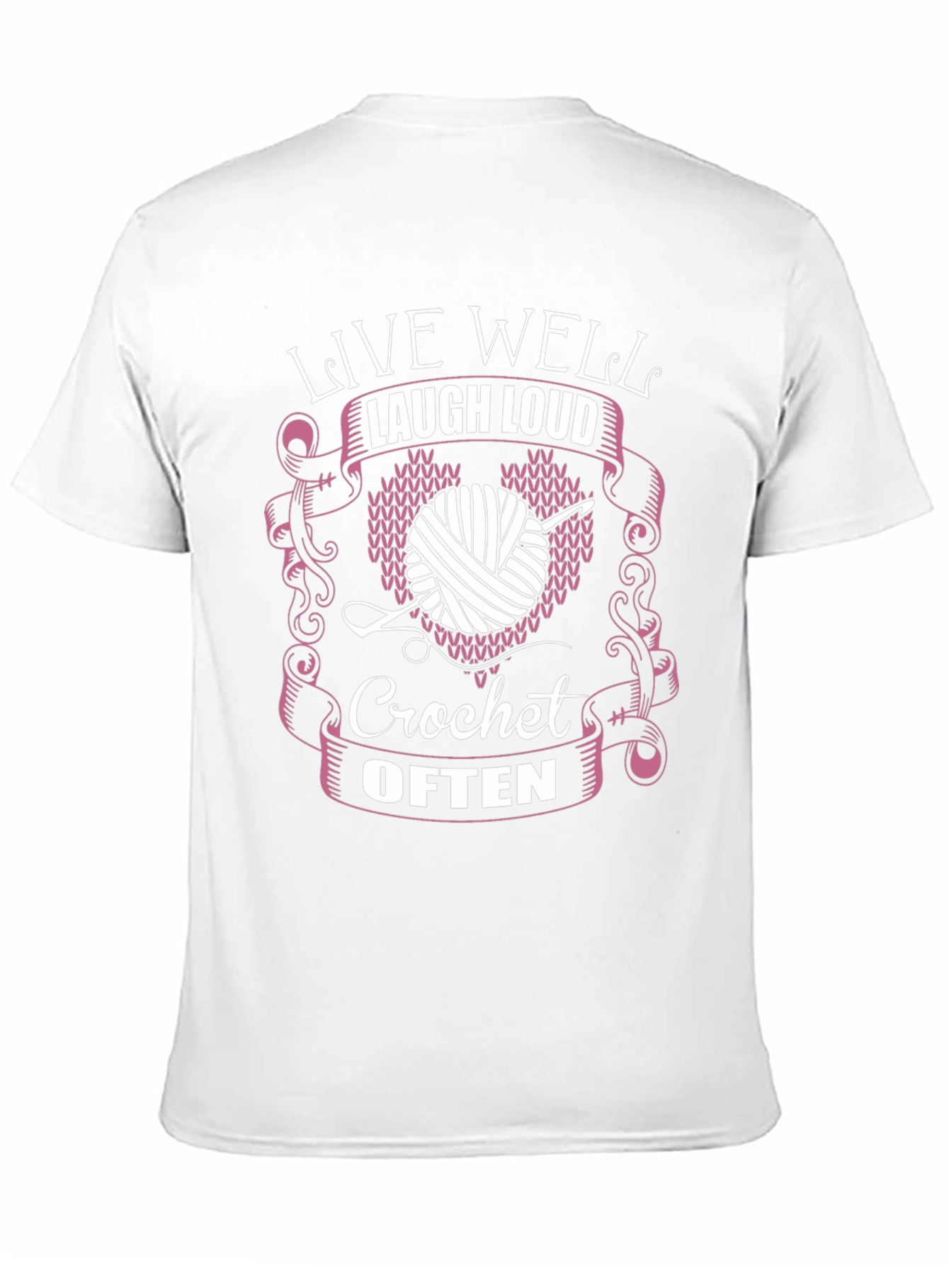 Live Well Laugh Loud Crochet Often T-Shirt