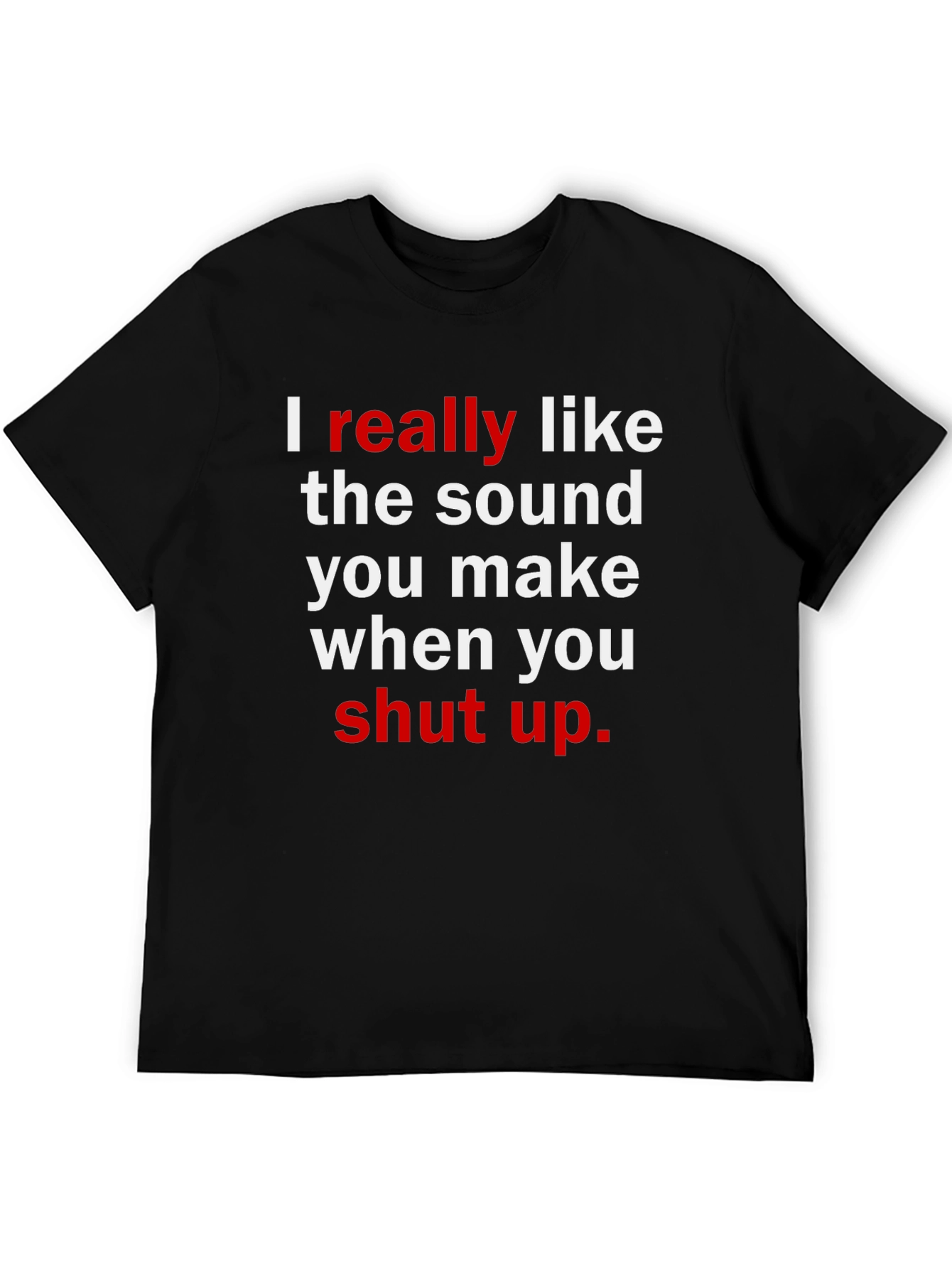 Funny Sarcastic Graphic T-Shirt: I Really Like the Sound