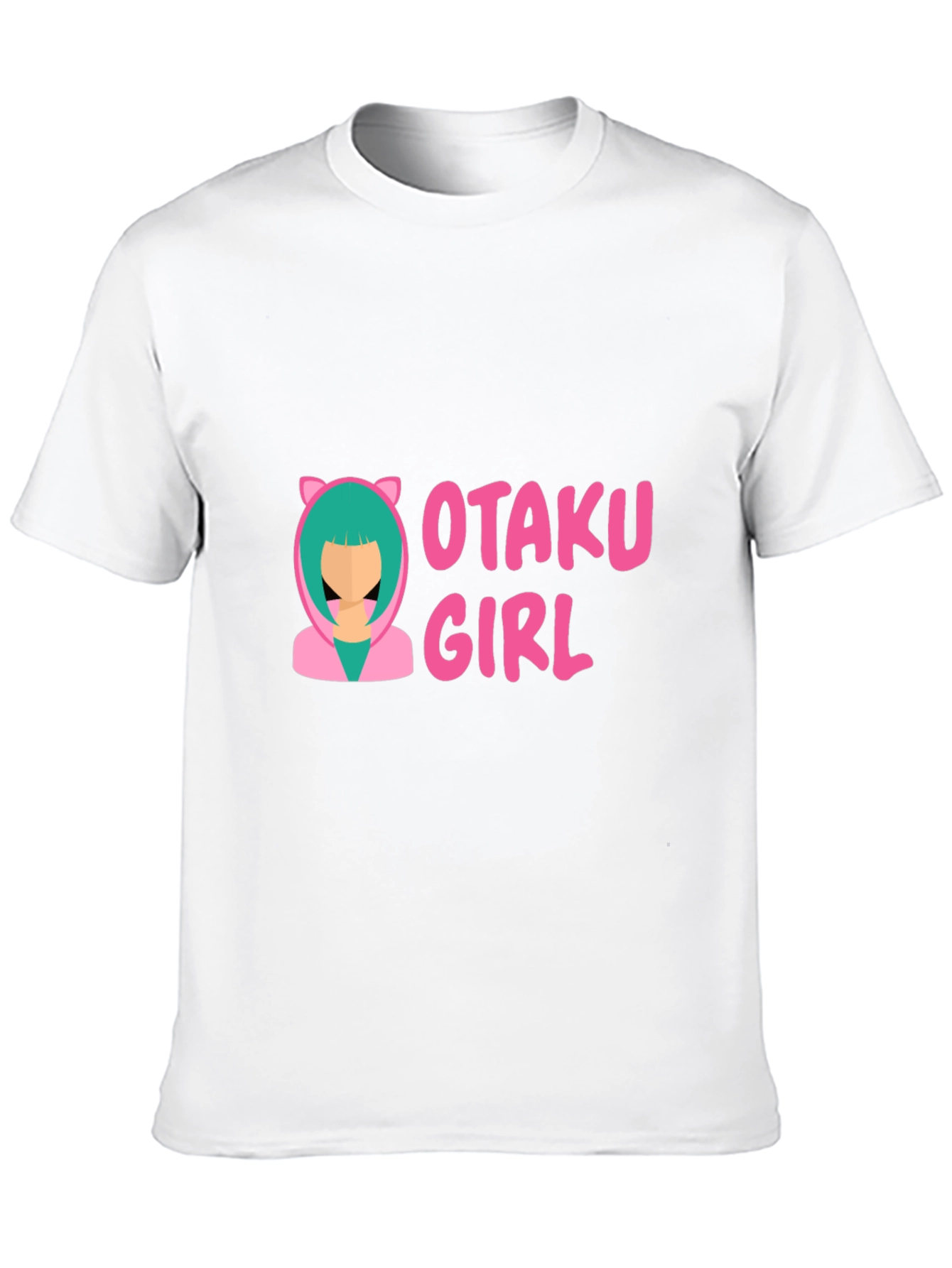 Otaku Girl Graphic Tee - Anime Lovers T-Shirt