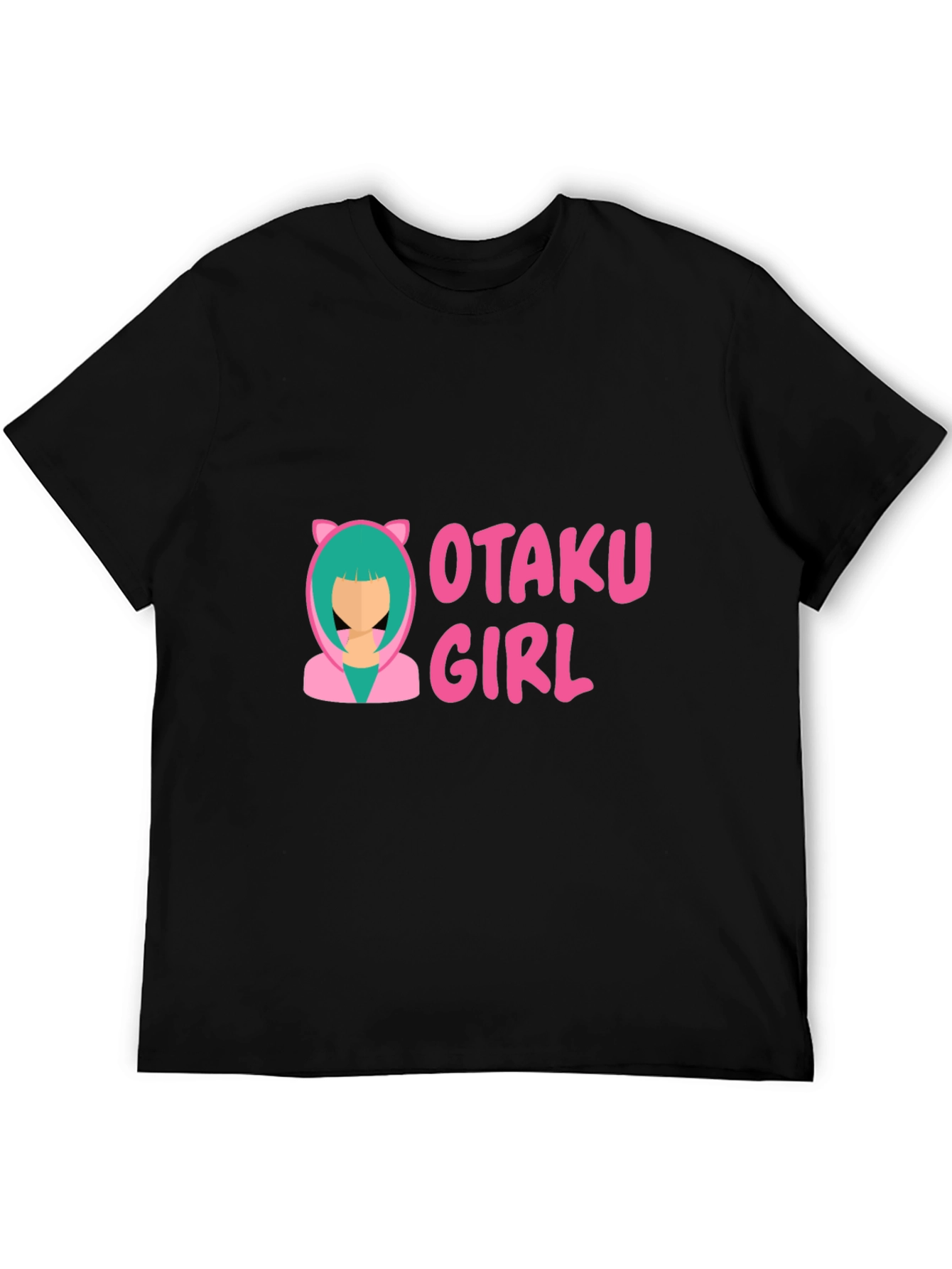 Otaku Girl Graphic Tee - Anime Lovers T-Shirt