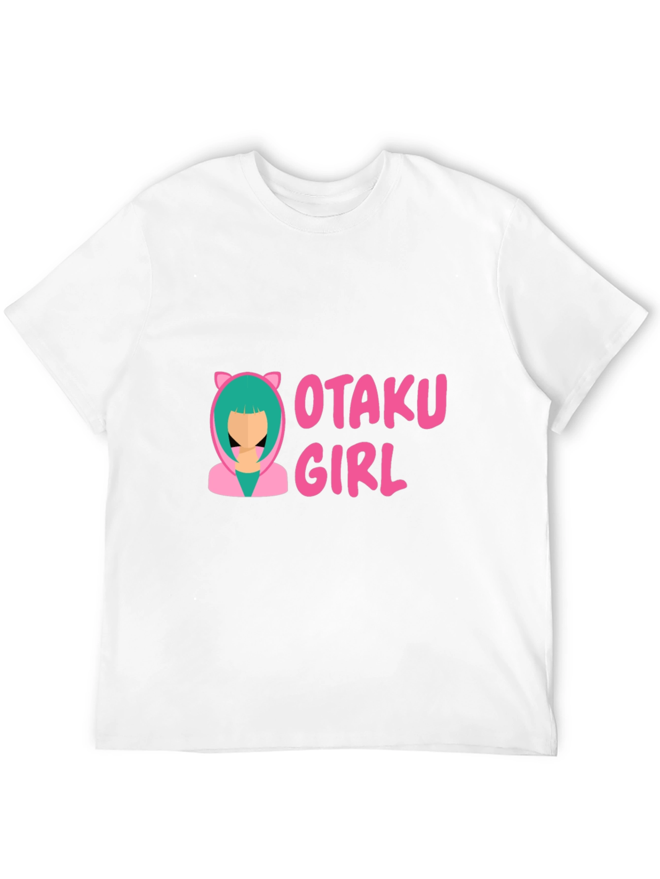 Otaku Girl Graphic Tee - Anime Lovers T-Shirt