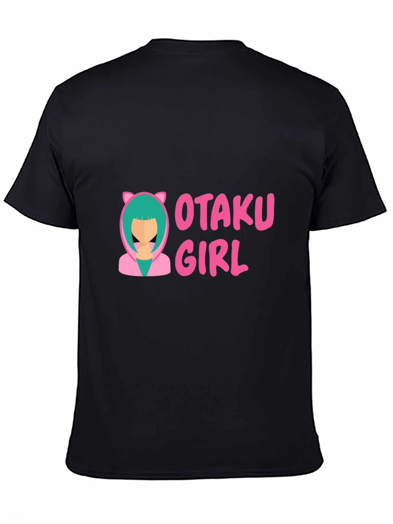 Otaku Girl Graphic Tee - Anime Lovers T-Shirt