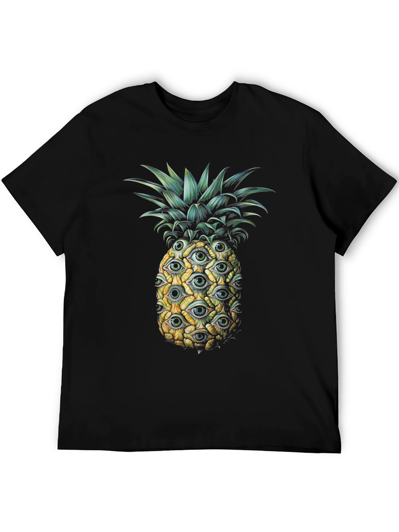 Eye Pineapple Graphic Tee - Unique Statement Shirt