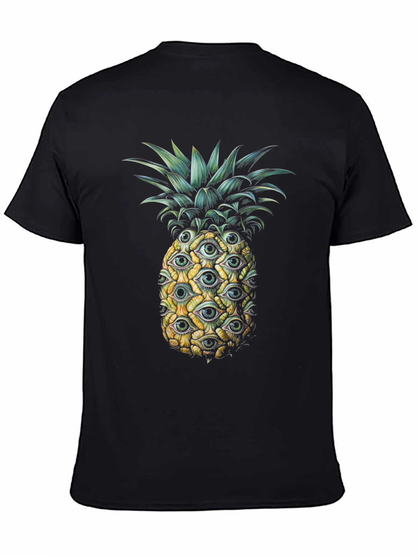 Eye Pineapple Graphic Tee - Unique Statement Shirt