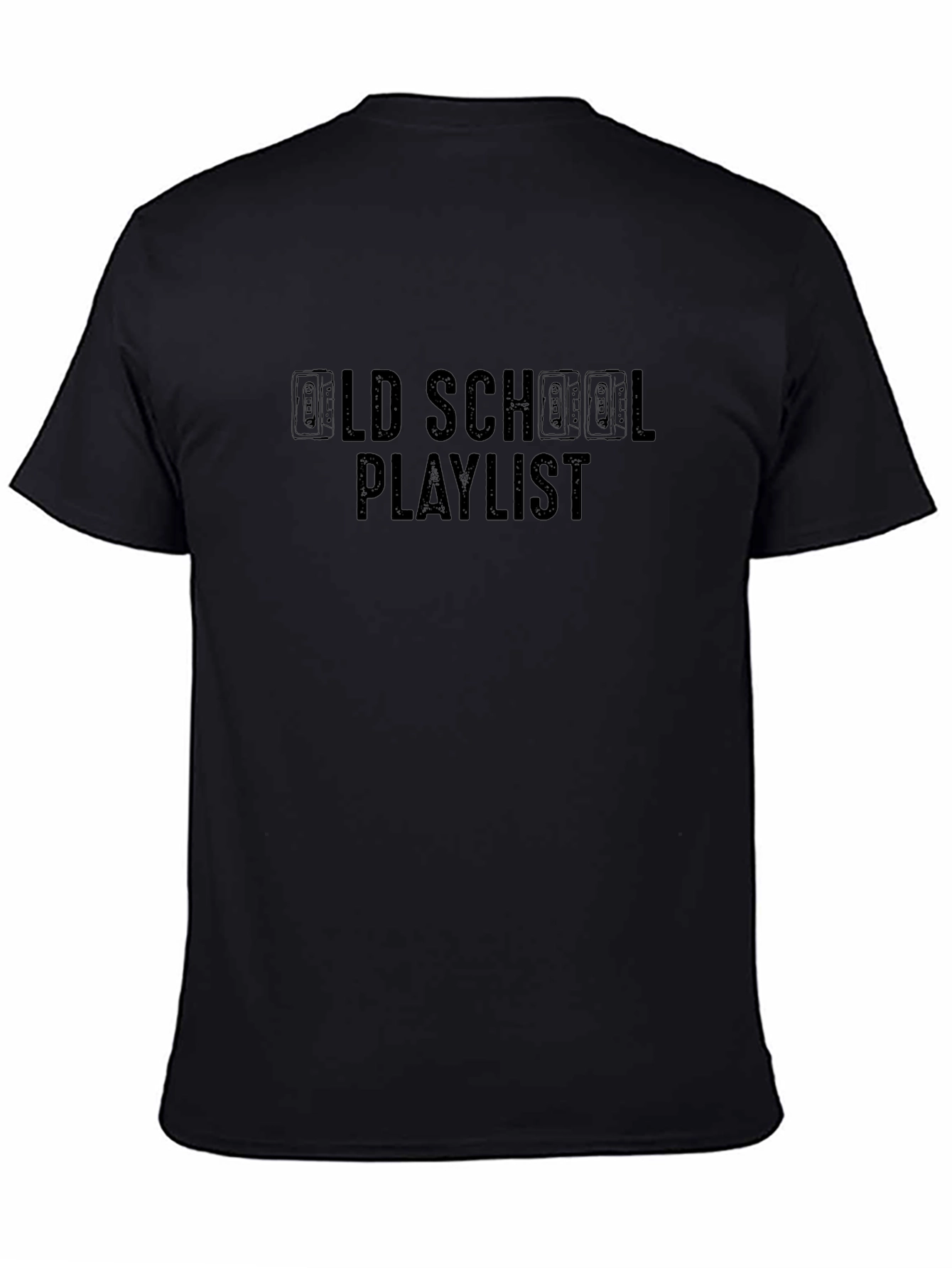 Old School Playlist Cassette Tape Graphic T-Shirt