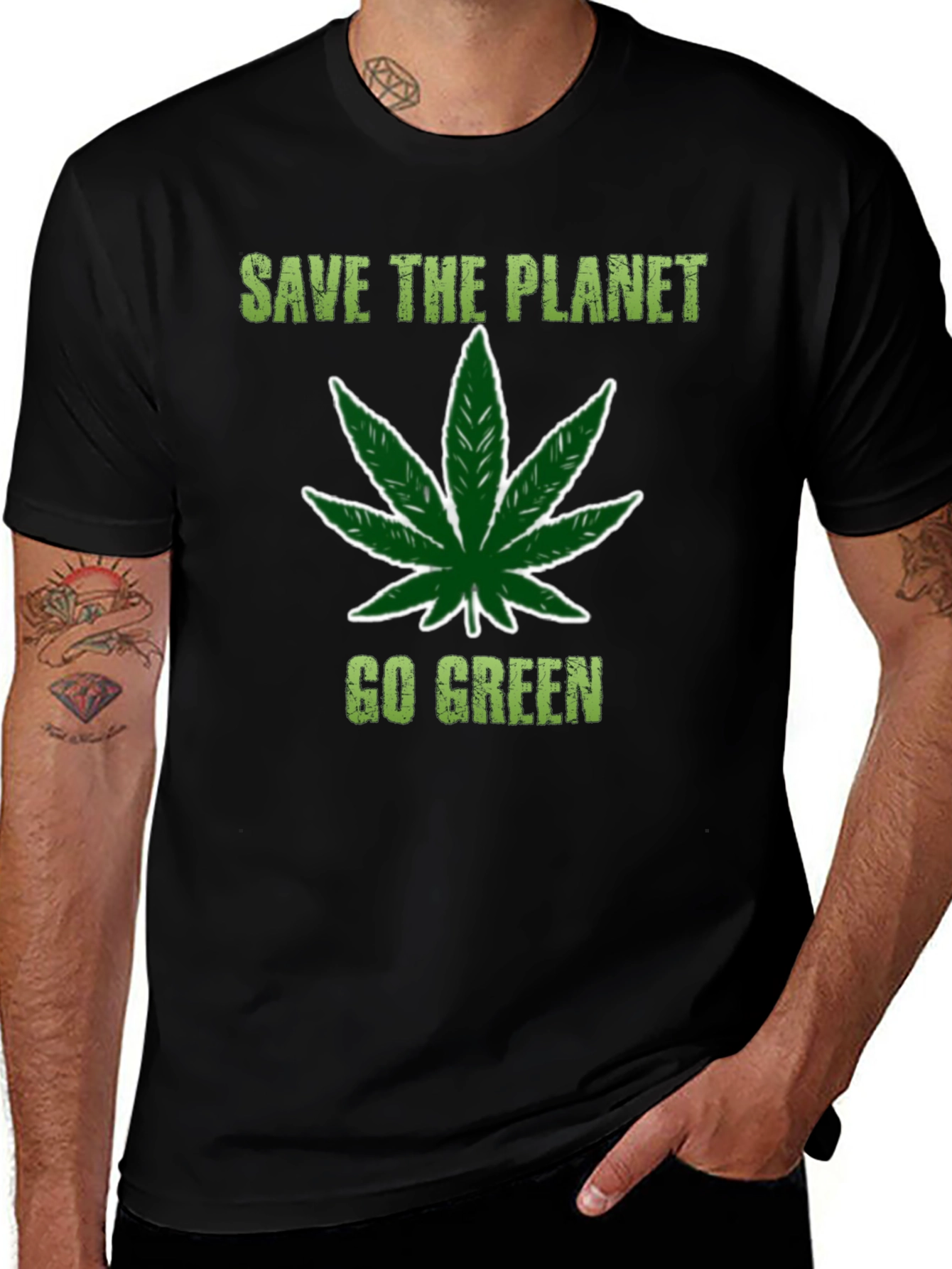 Save the Planet Go Green T-Shirt