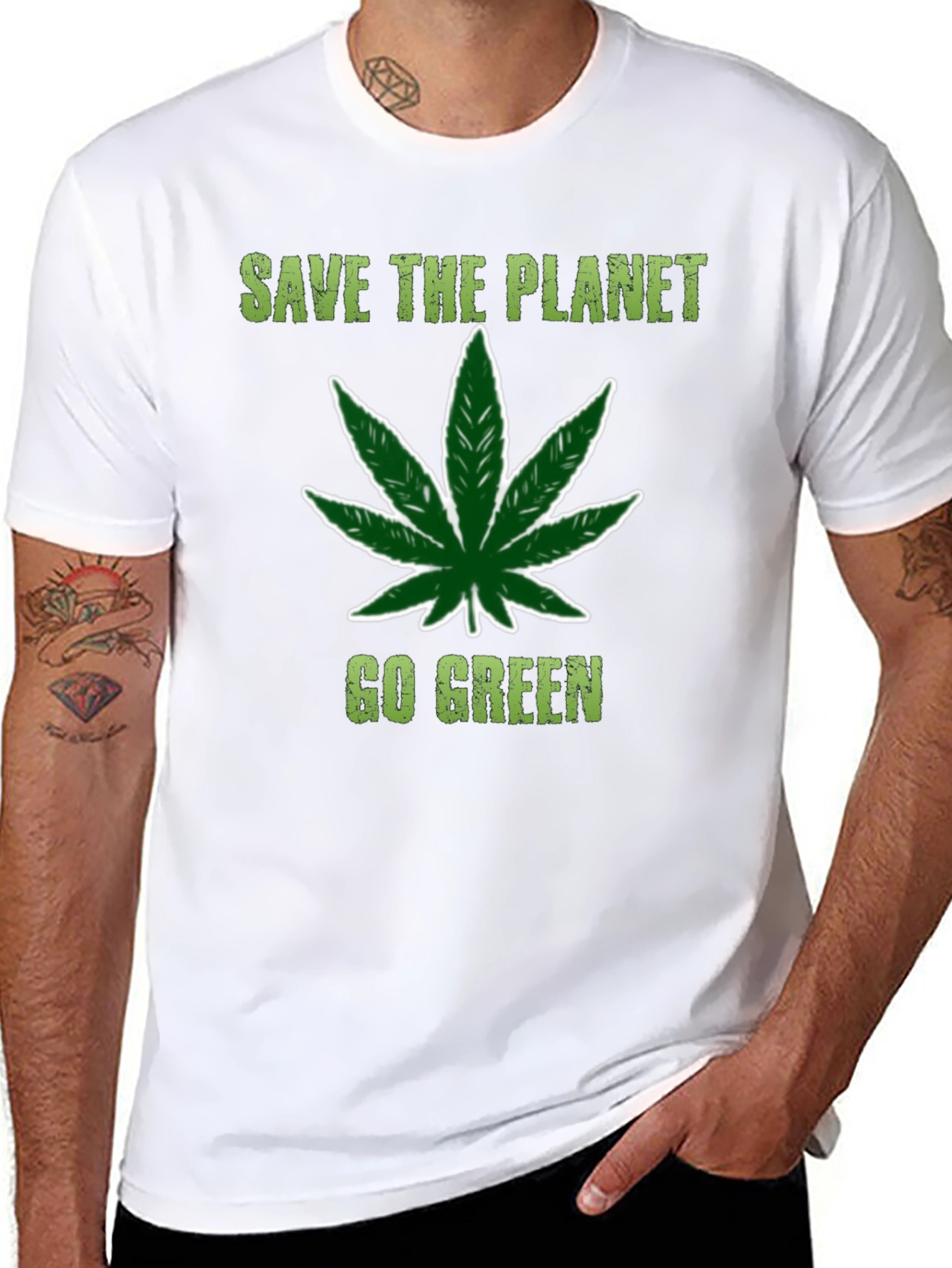 Save the Planet Go Green T-Shirt