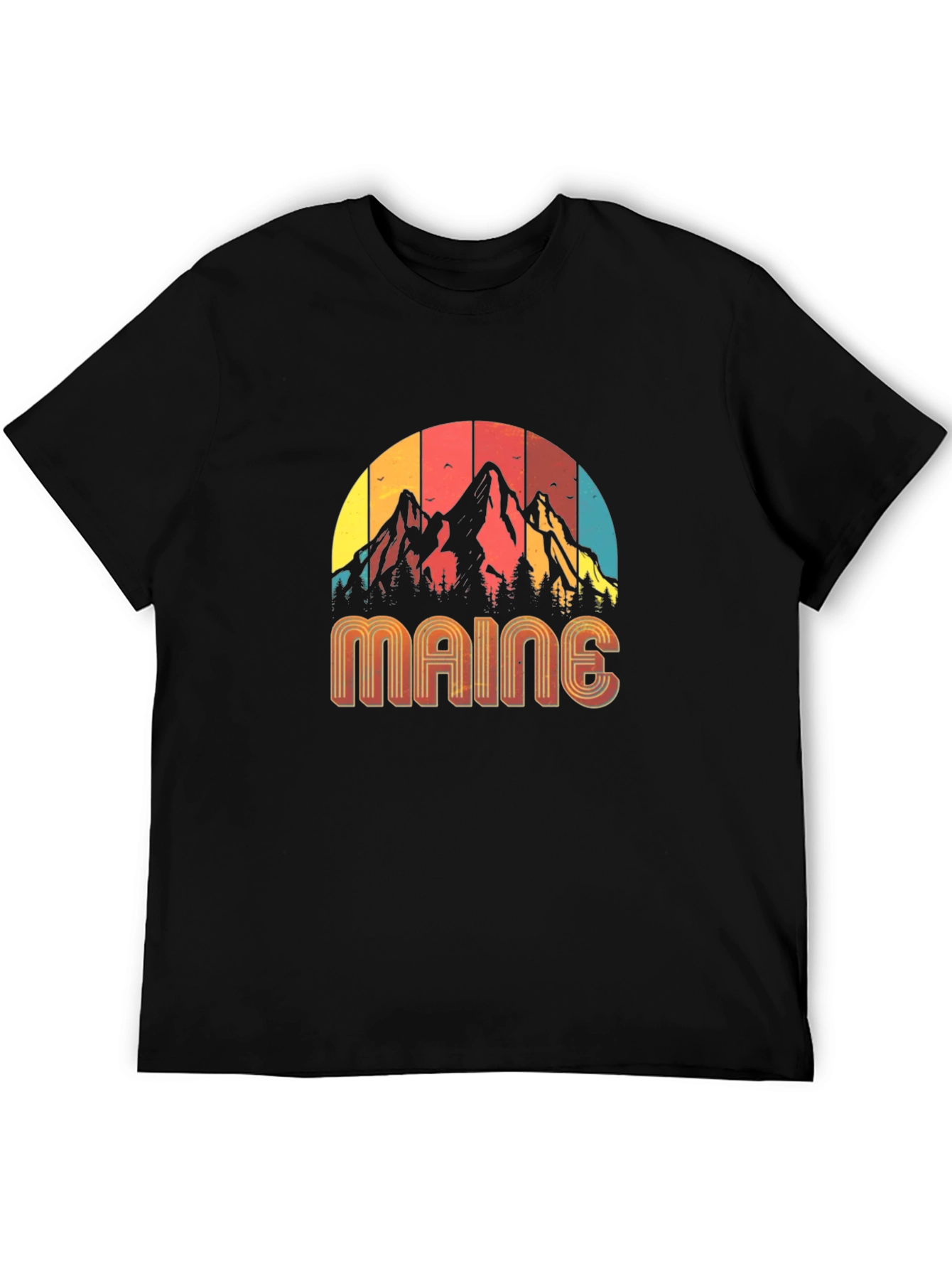 Maine Mountain Retro T-Shirt