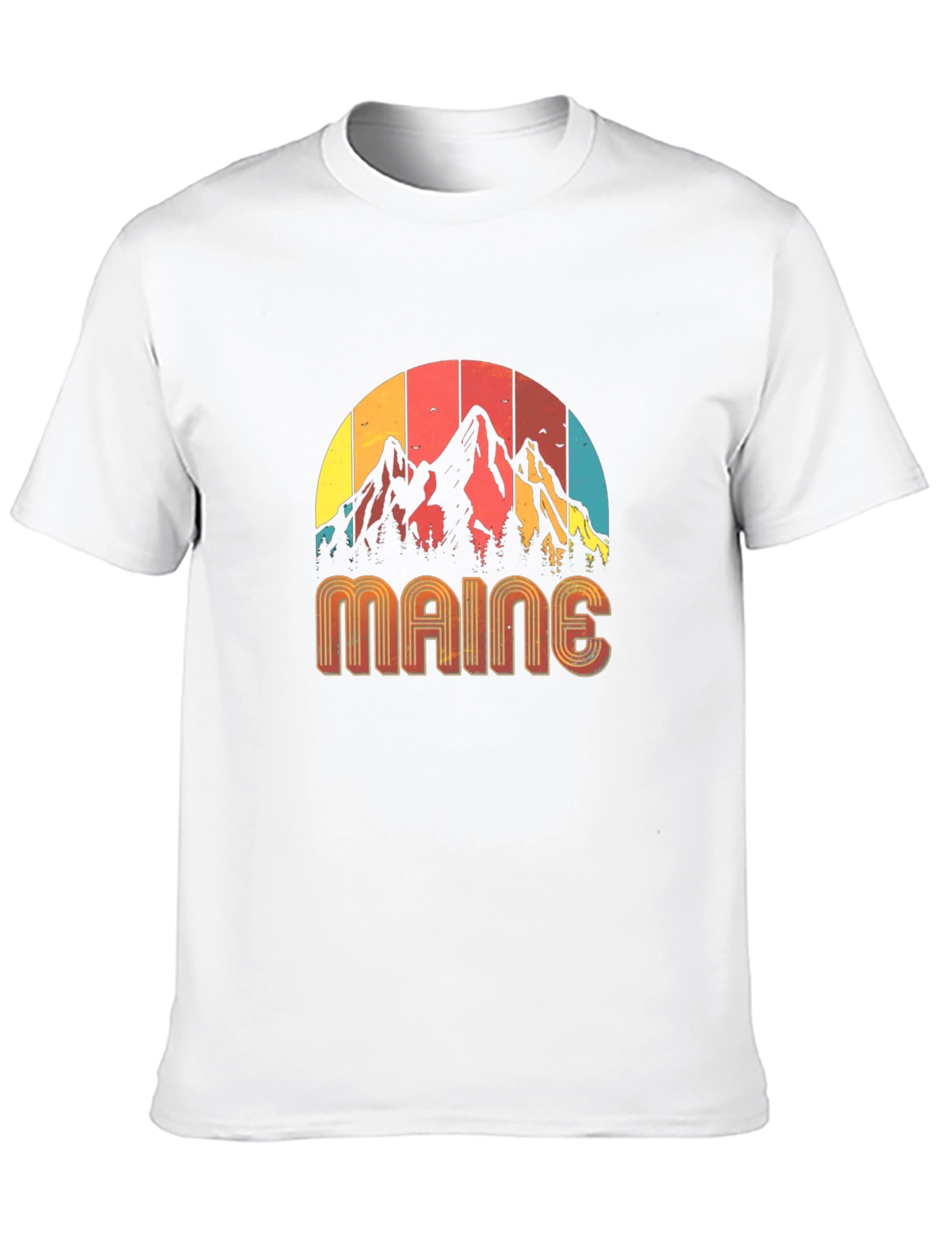 Maine Mountain Retro T-Shirt
