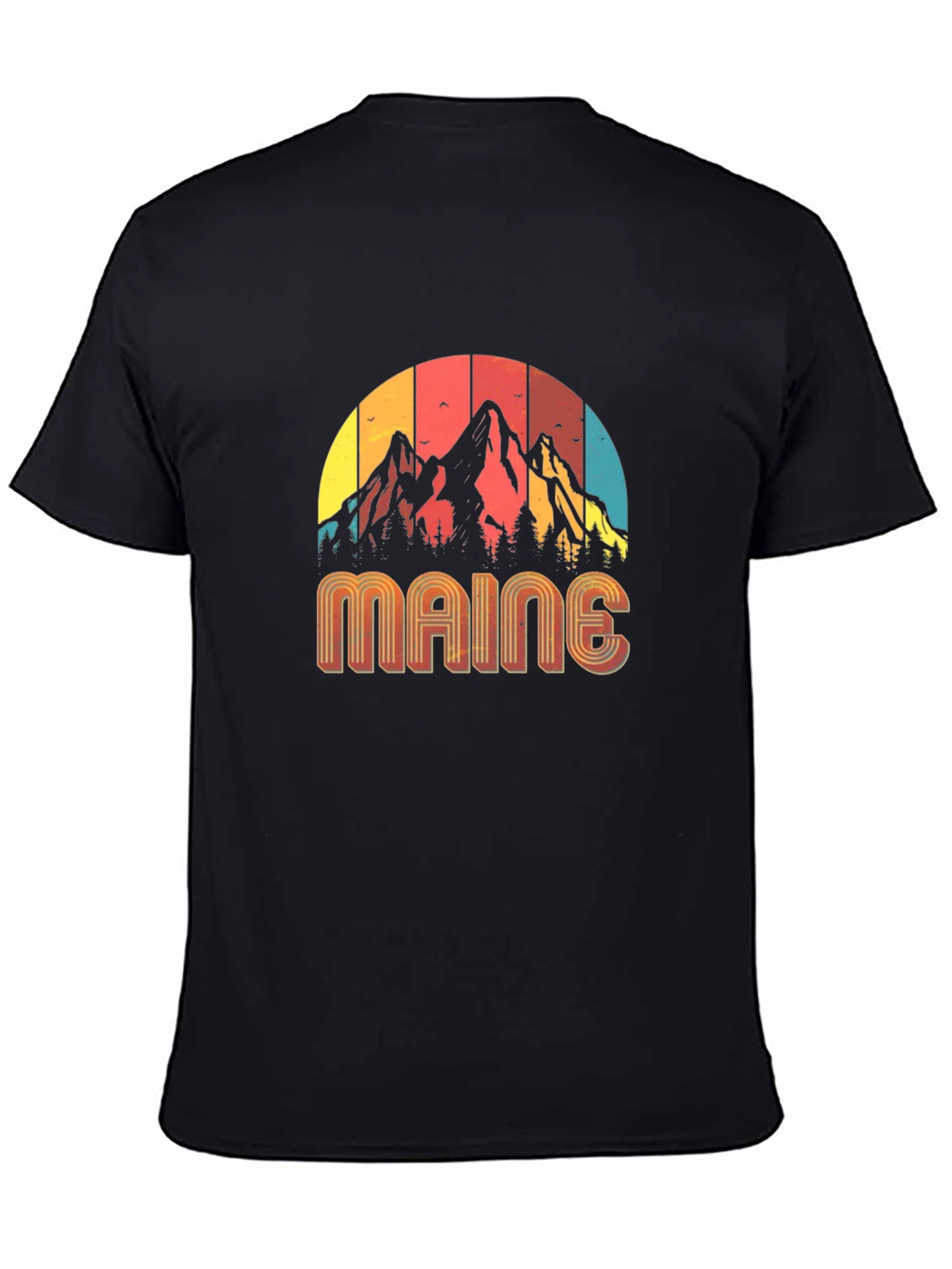 Maine Mountain Retro T-Shirt