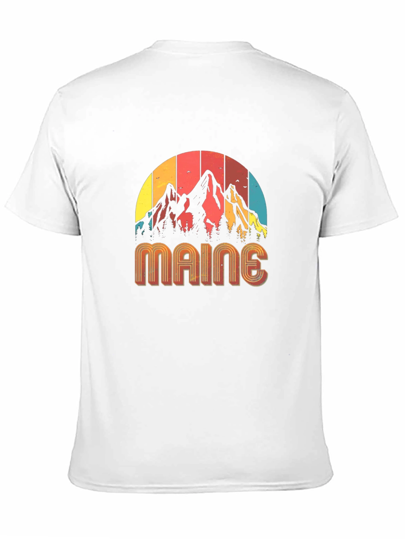 Maine Mountain Retro T-Shirt