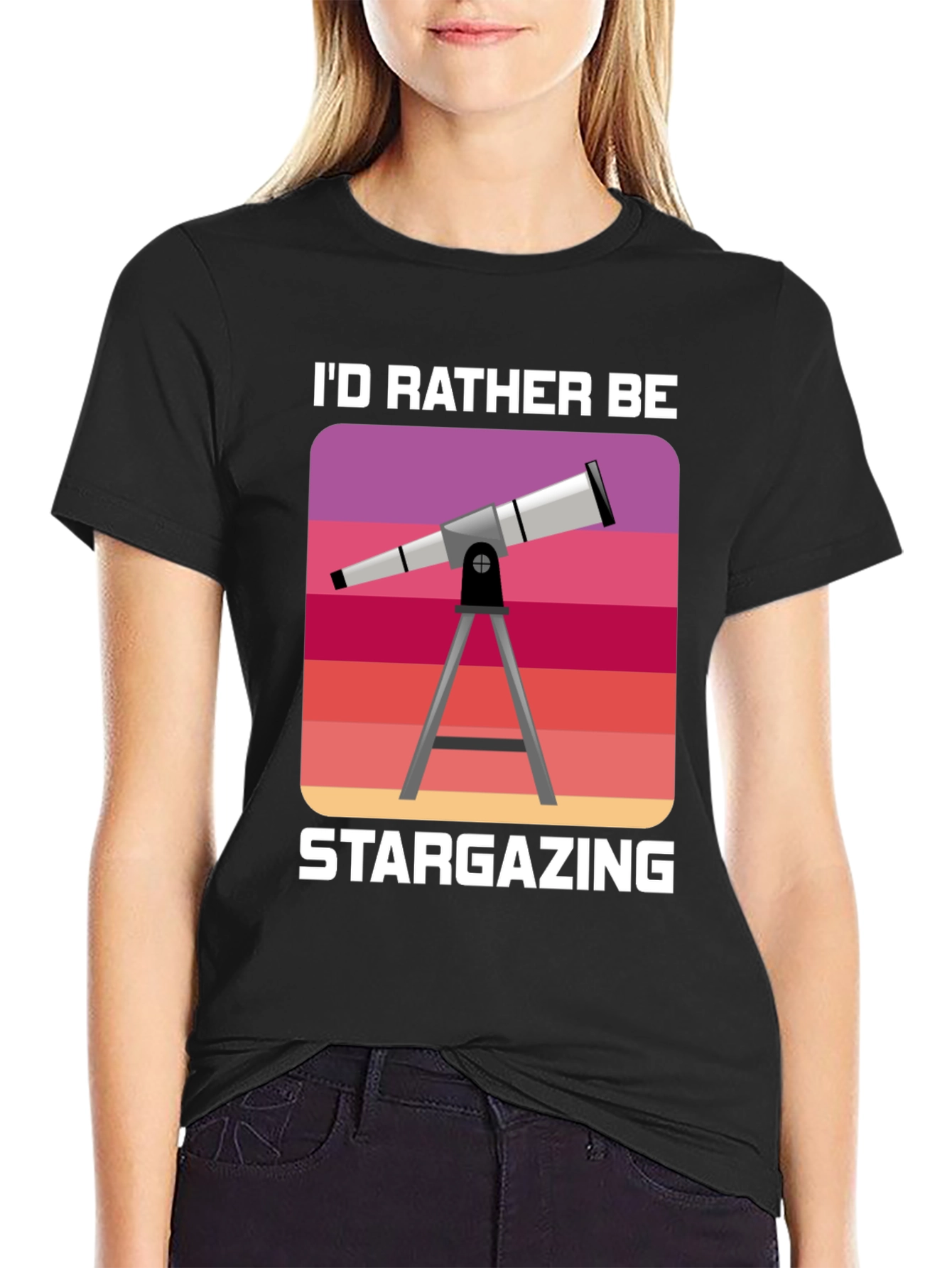 Id Rather Be Stargazing Graphic Tee