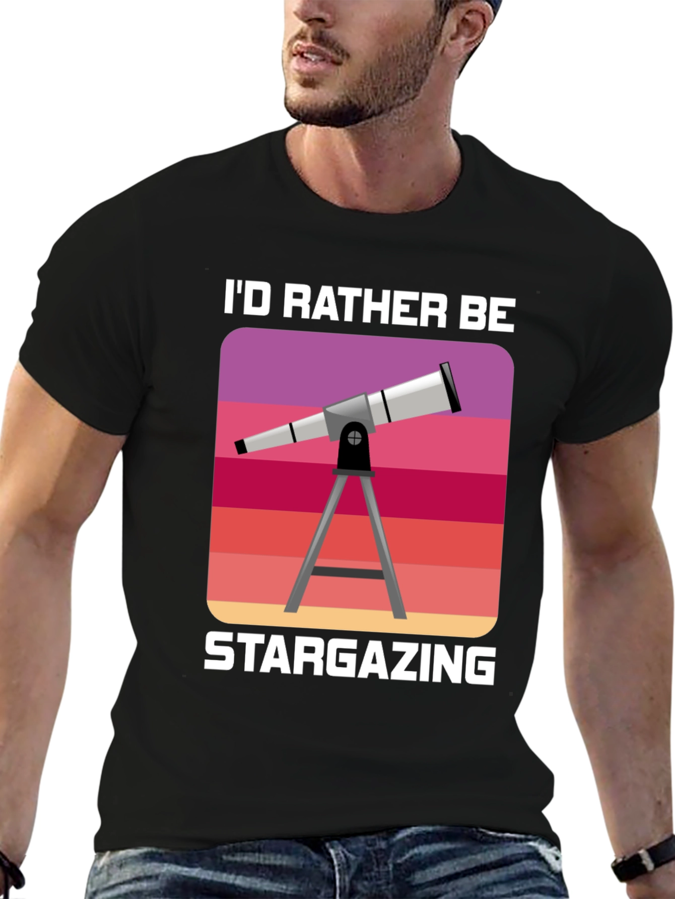 Id Rather Be Stargazing Graphic Tee