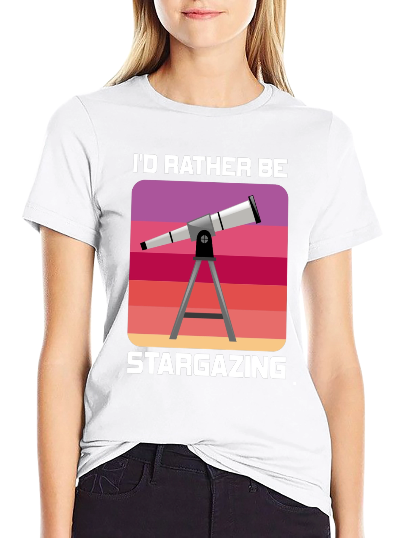Id Rather Be Stargazing Graphic Tee