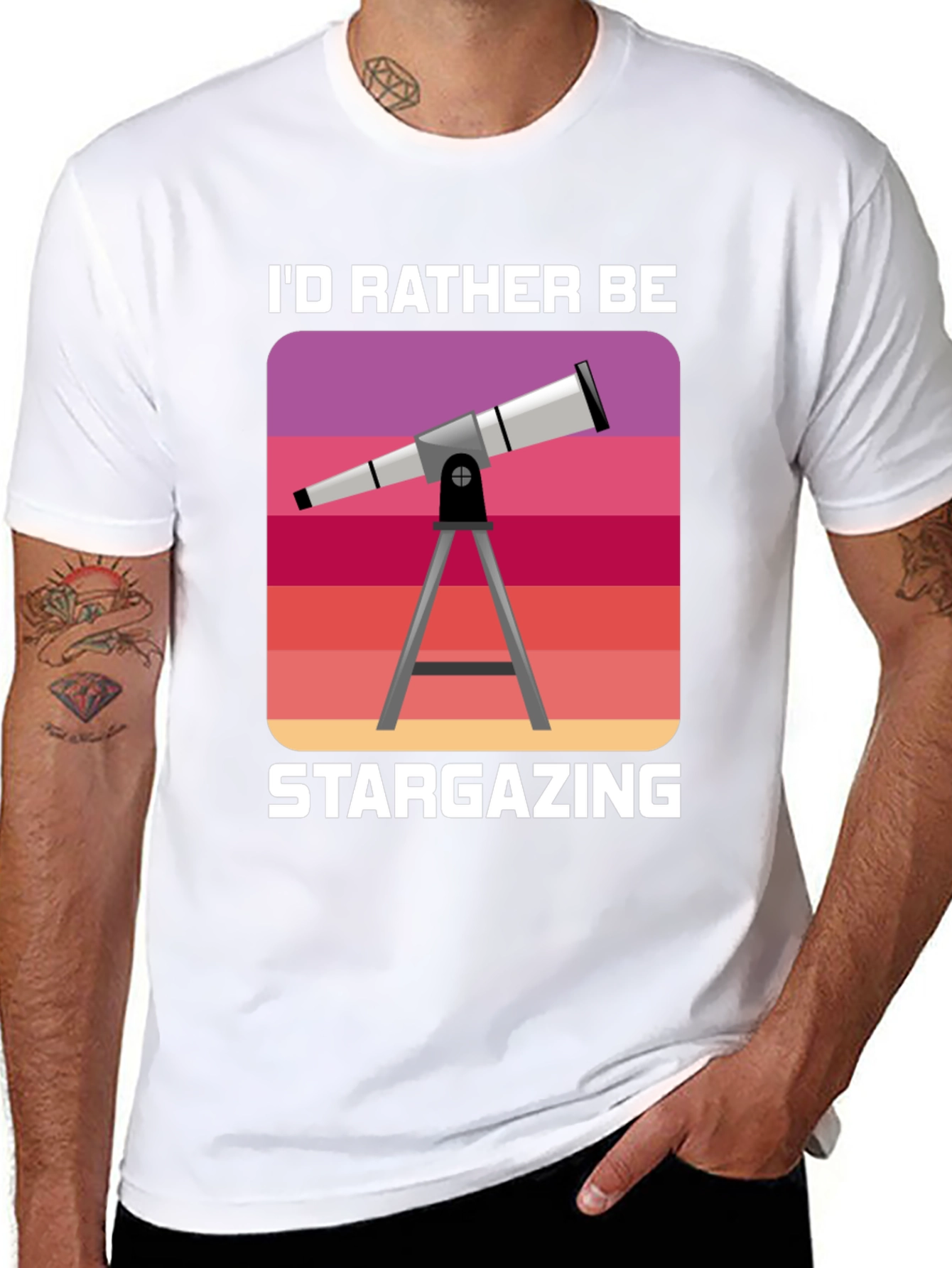 Id Rather Be Stargazing Graphic Tee