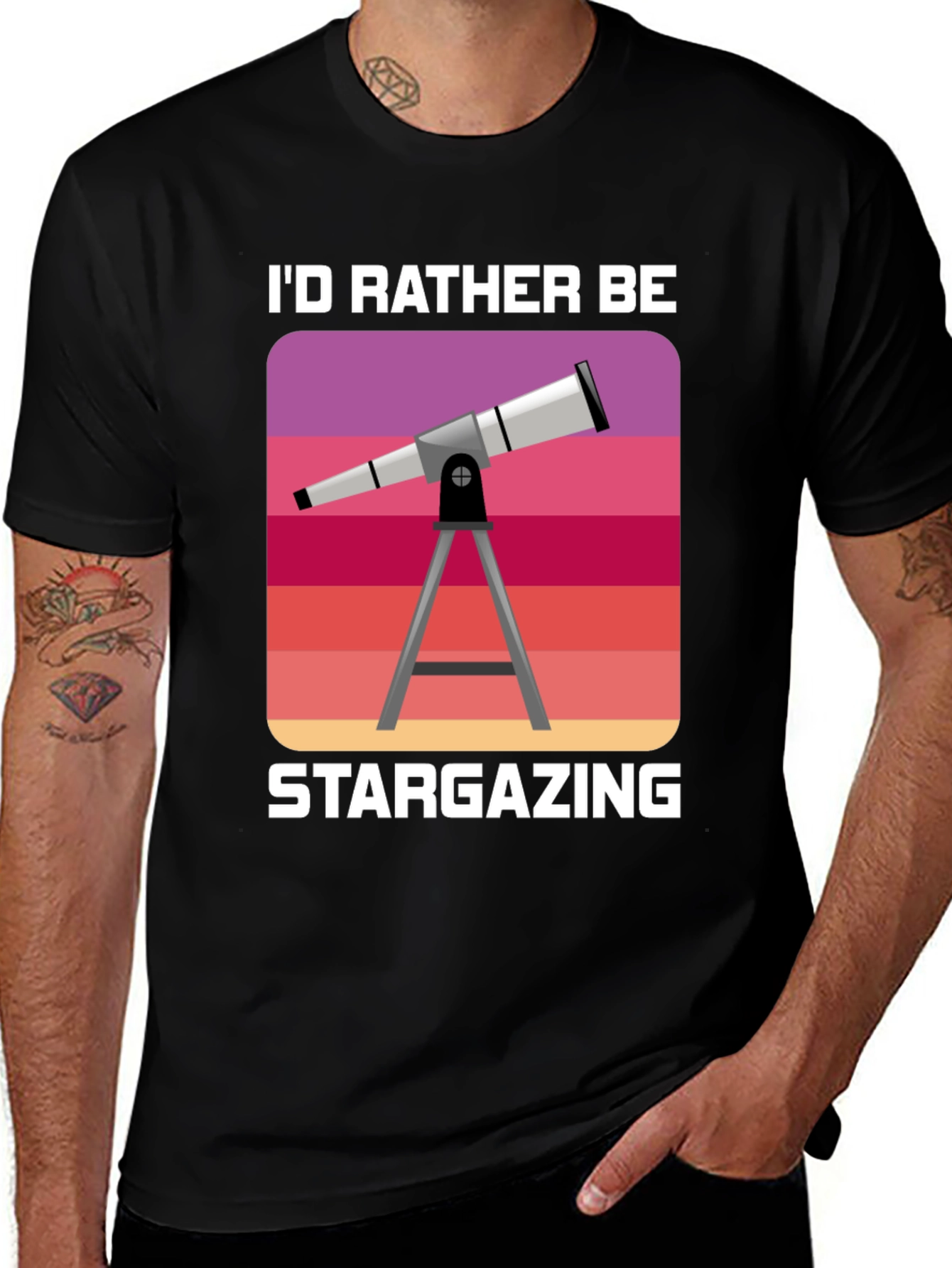 Id Rather Be Stargazing Graphic Tee