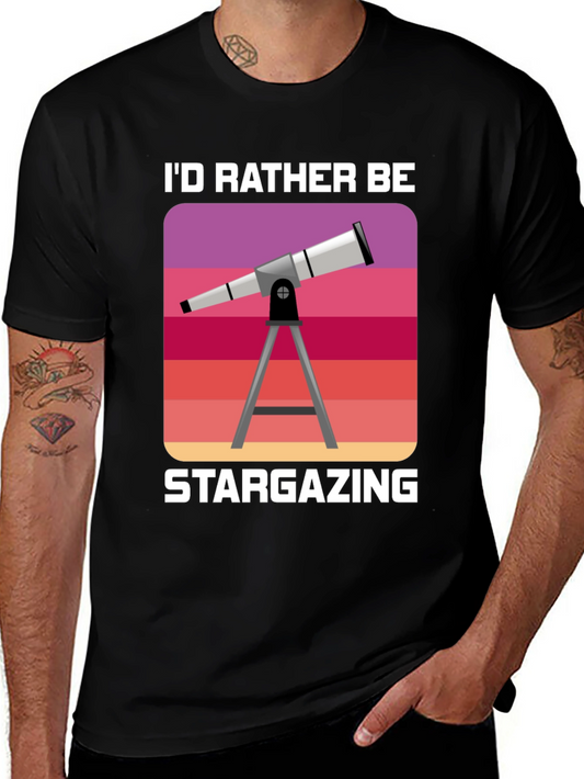Id Rather Be Stargazing Graphic Tee