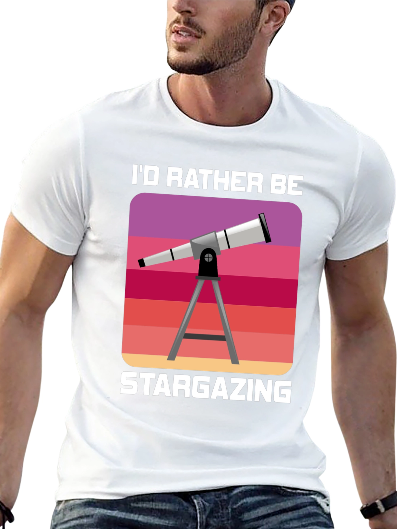 Id Rather Be Stargazing Graphic Tee