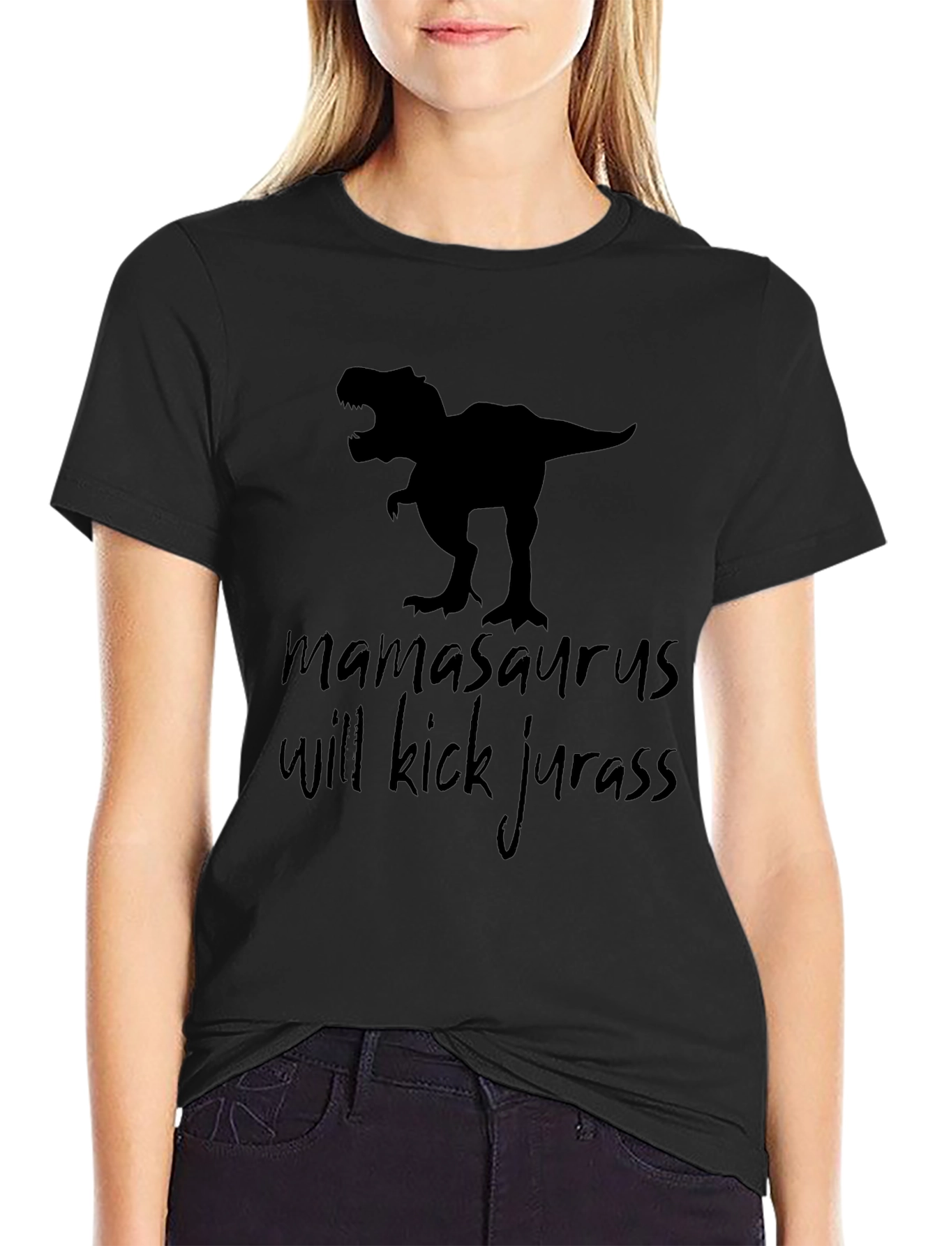 Mamasaurus Will Kick Jurass Graphic Tee
