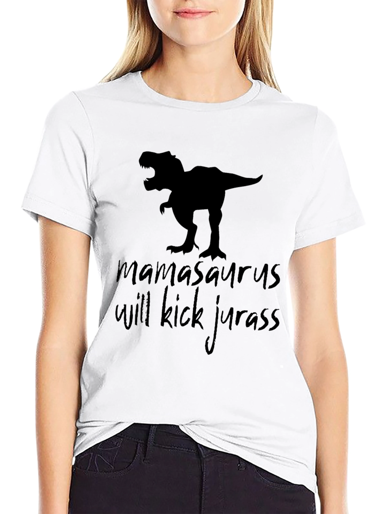 Mamasaurus Will Kick Jurass Graphic Tee