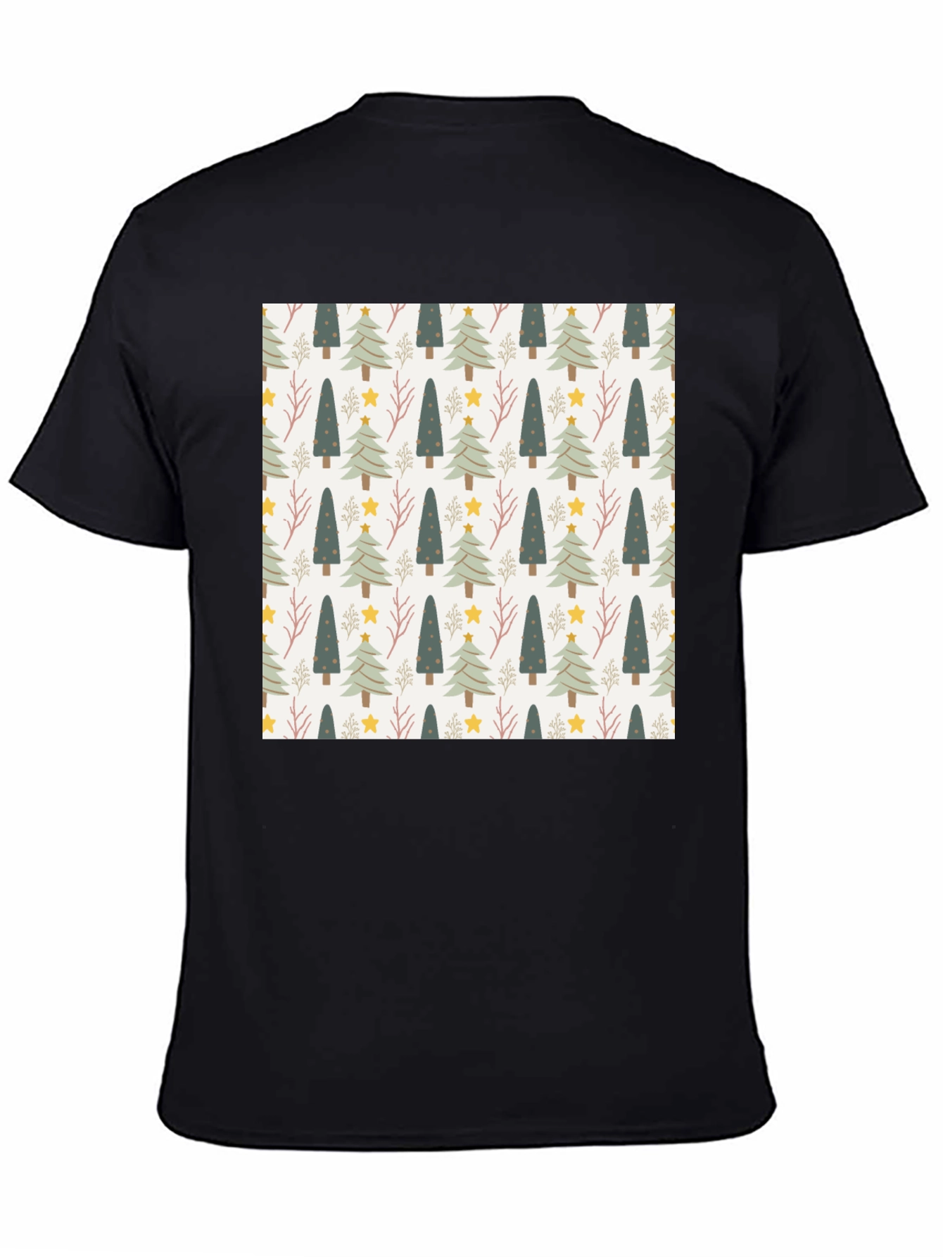 Festive Holiday Tree Pattern Tee
