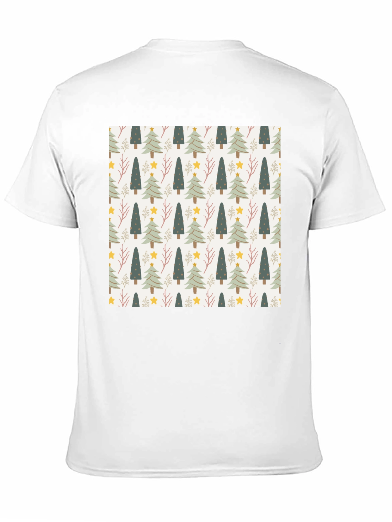 Festive Holiday Tree Pattern Tee
