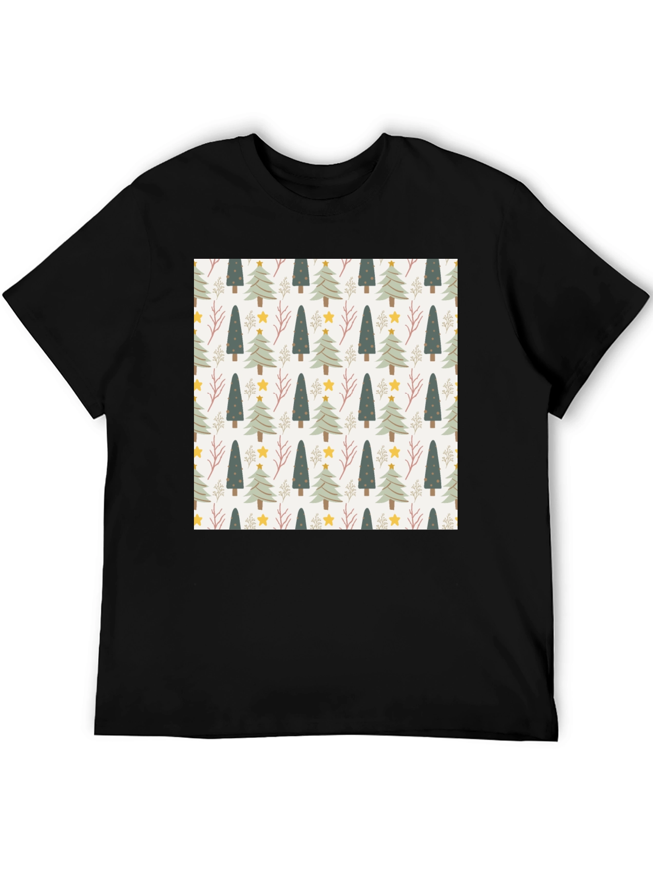 Festive Holiday Tree Pattern Tee