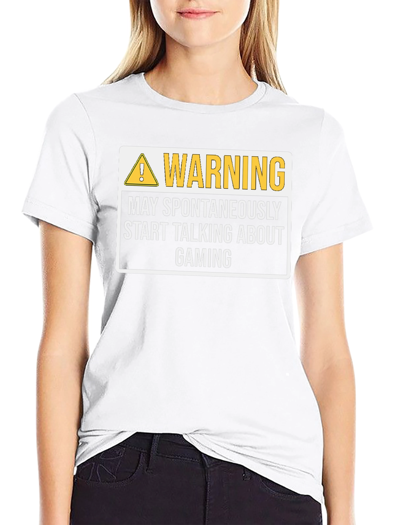 Warning May Spontaneously Start Talking About Gaming T-Shirt