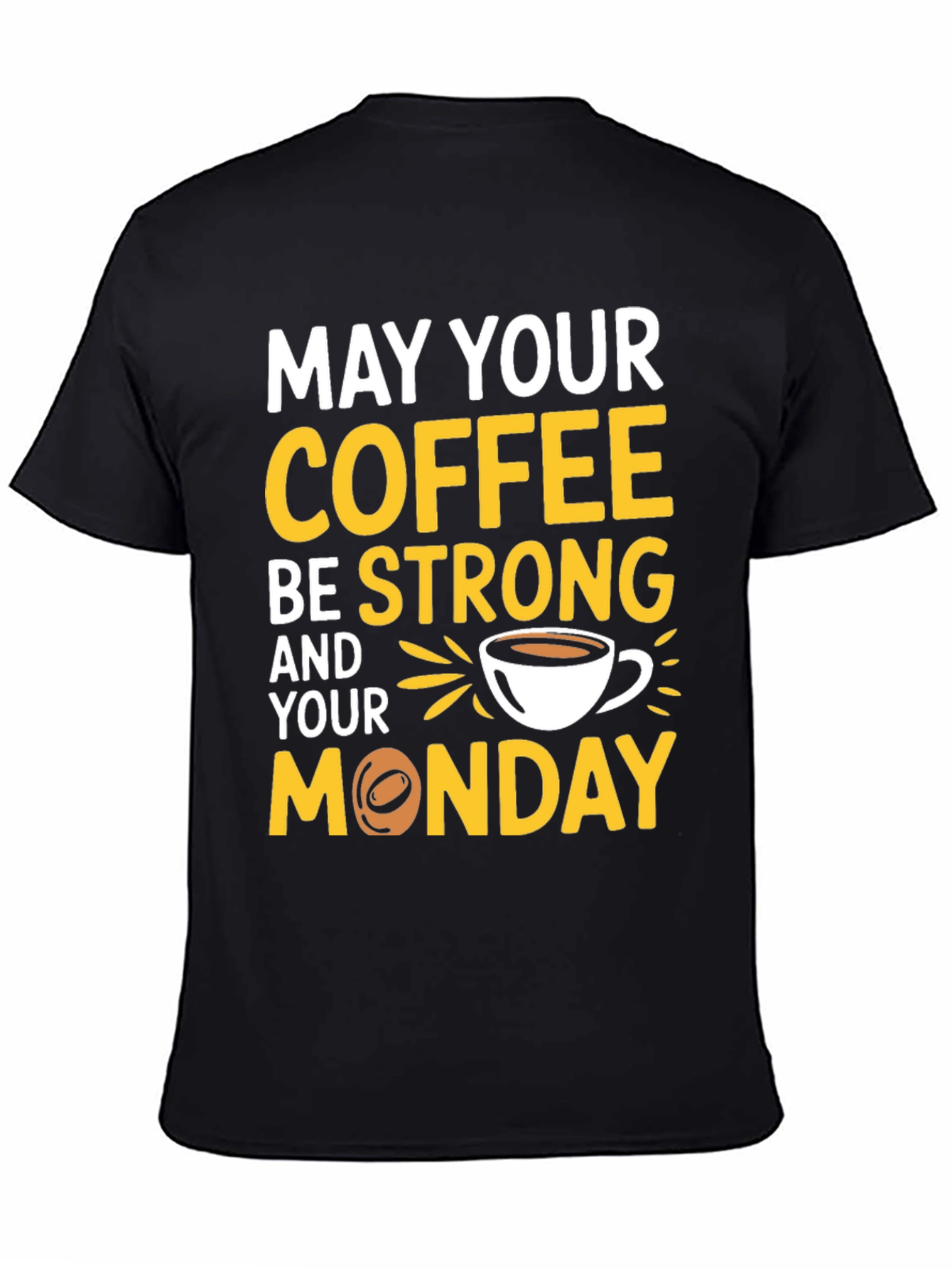 Funny Coffee Monday Graphic T-Shirt