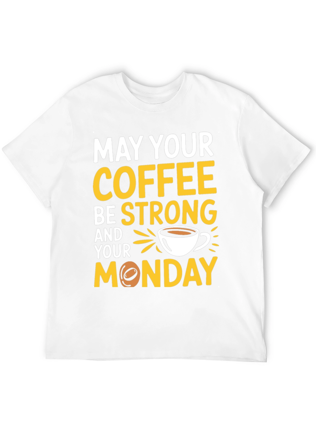 Funny Coffee Monday Graphic T-Shirt