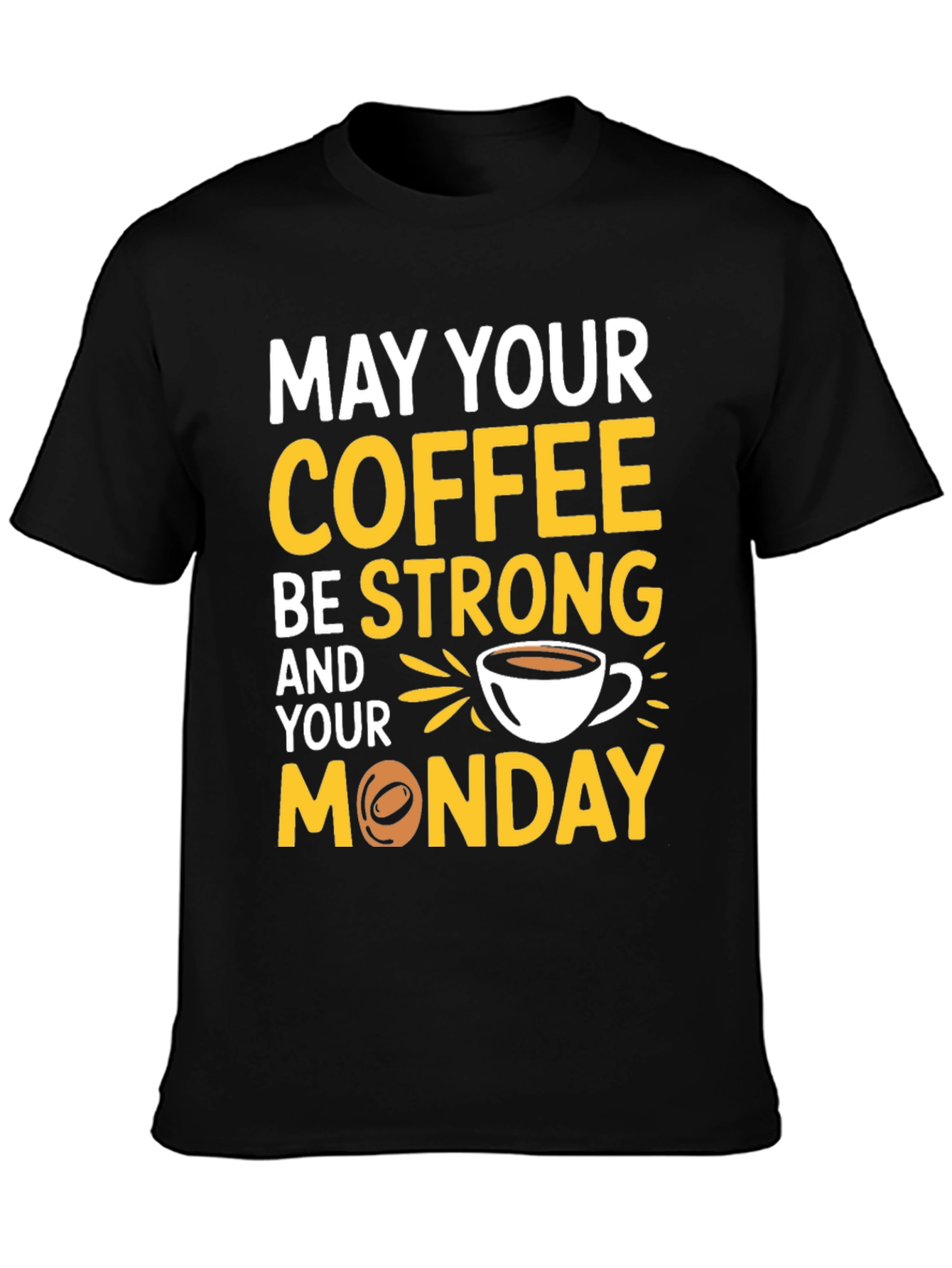 Funny Coffee Monday Graphic T-Shirt