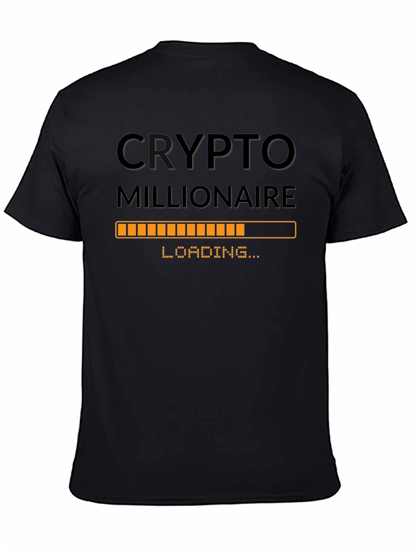 Crypto Millionaire Loading T-Shirt - Black