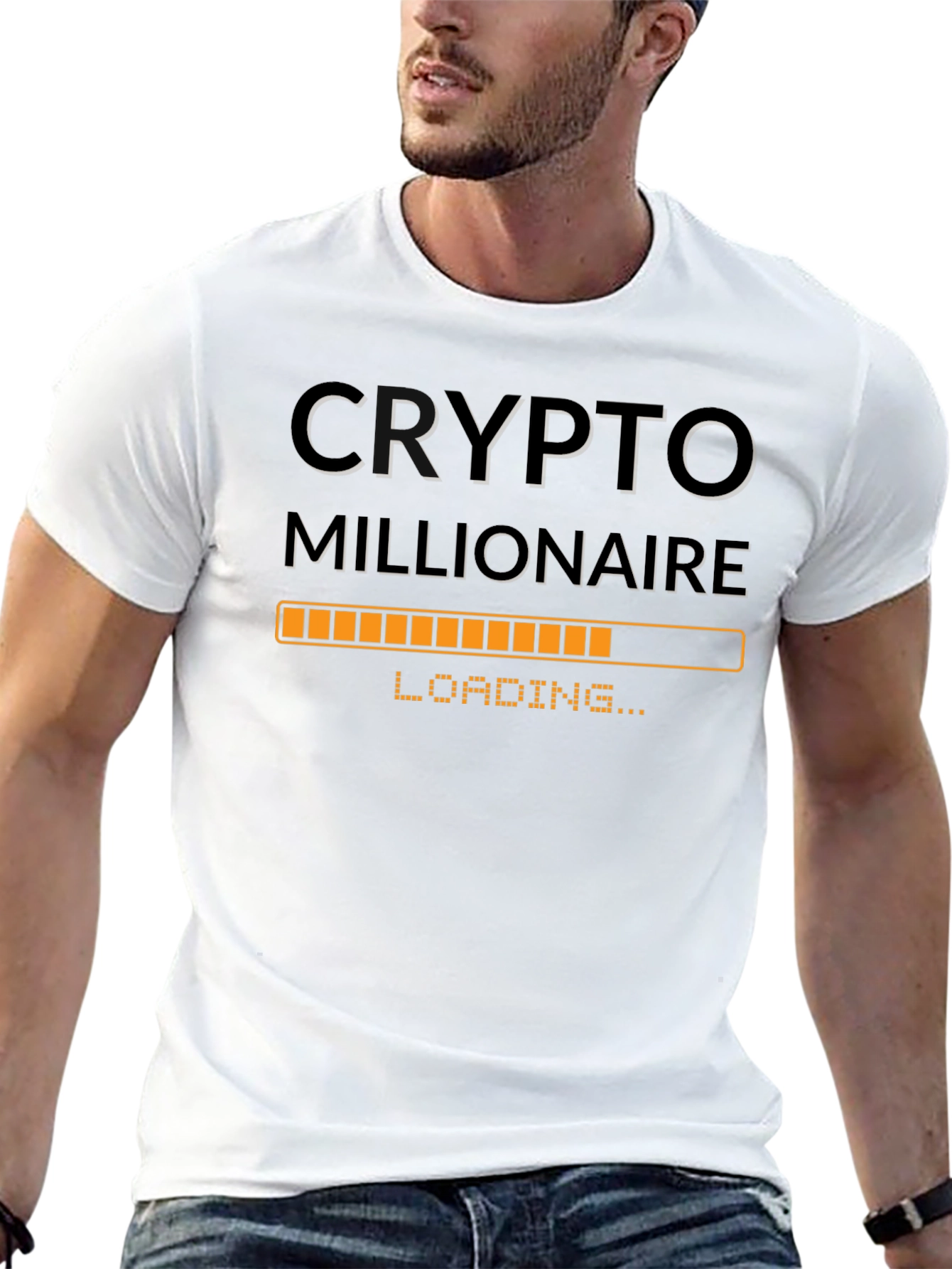 Crypto Millionaire Loading T-Shirt - Black