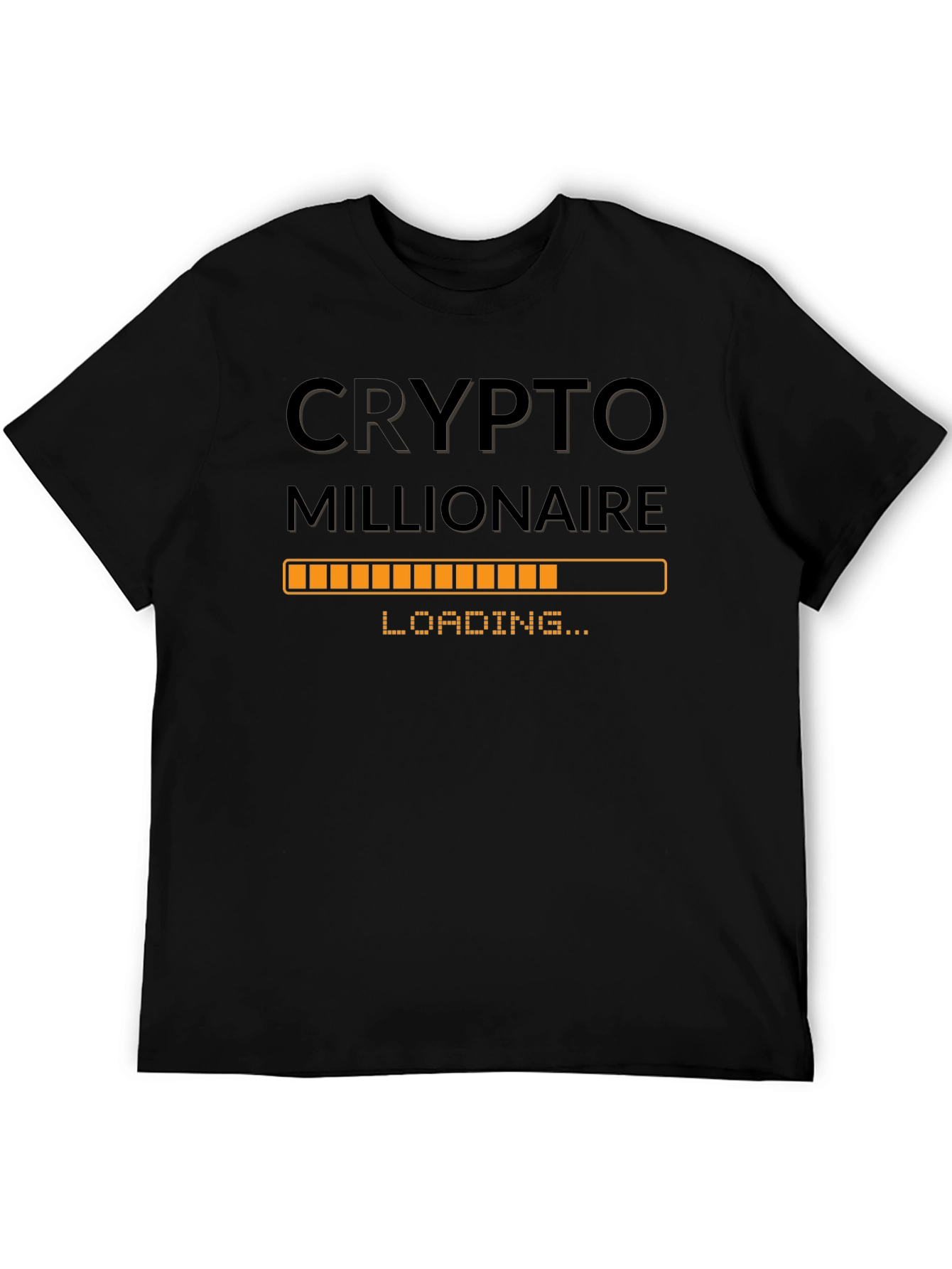 Crypto Millionaire Loading T-Shirt - Black
