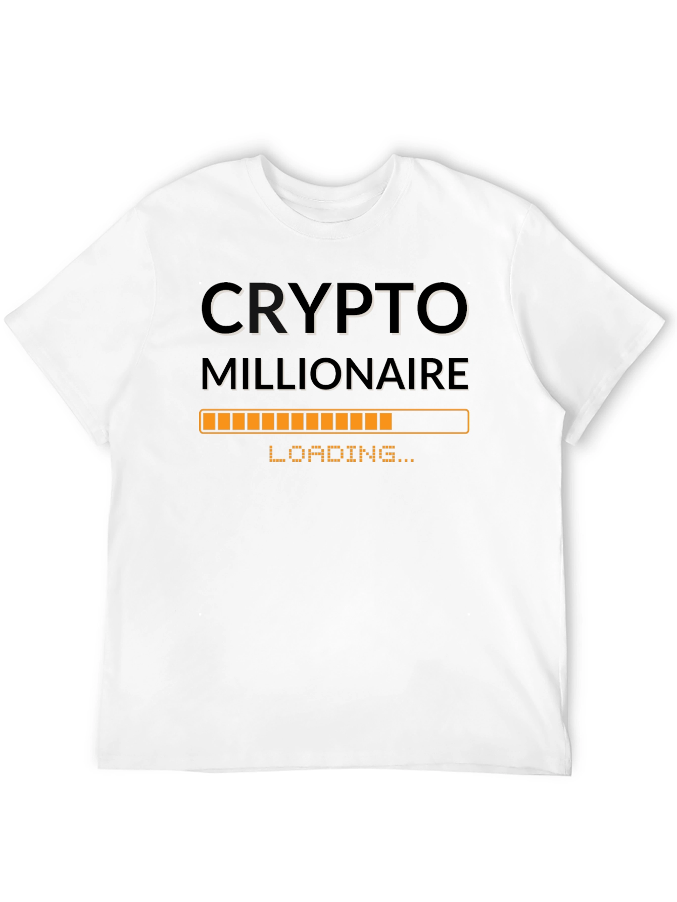 Crypto Millionaire Loading T-Shirt - Black