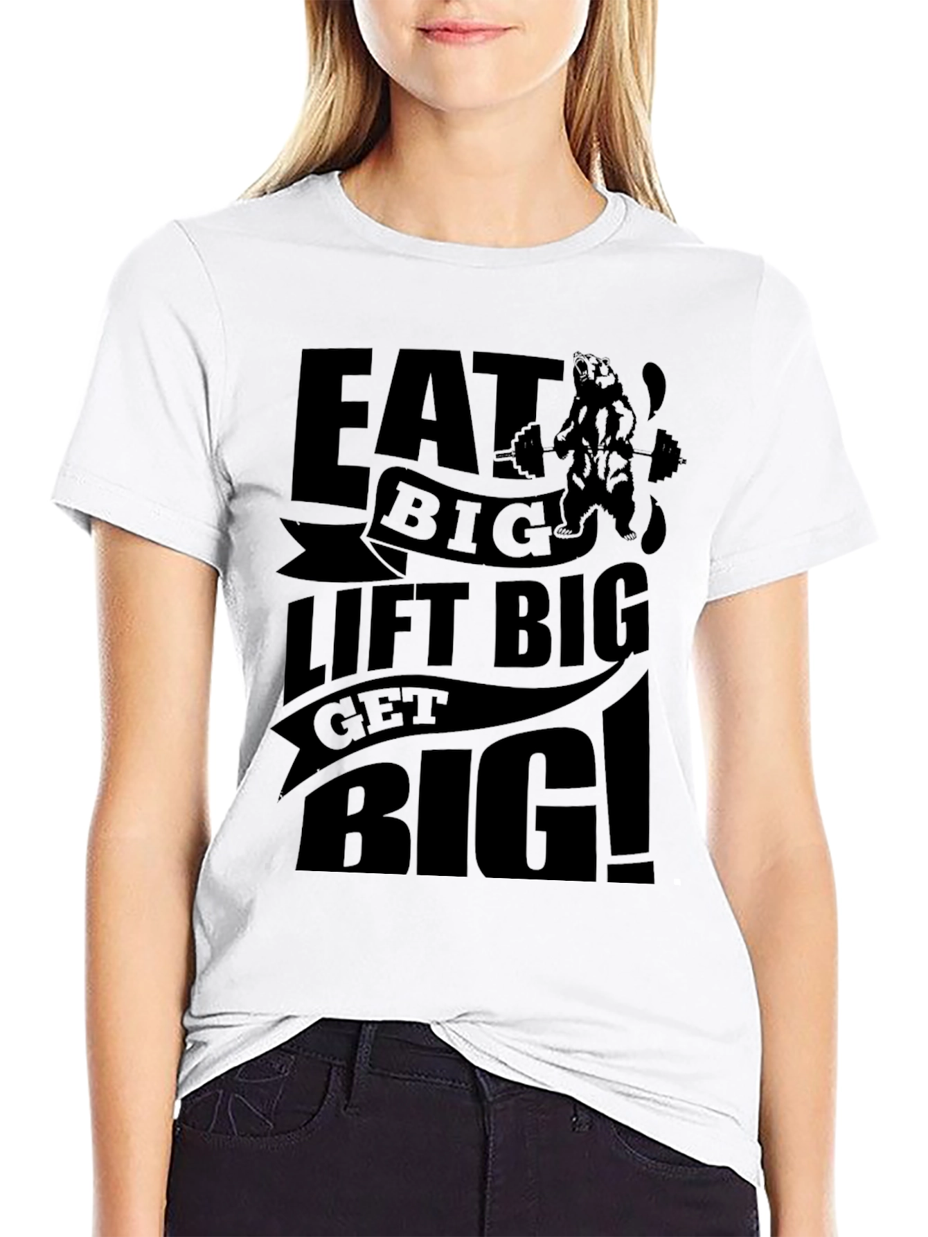 Eat Big Lift Big T-Shirt - Gym & Fitness