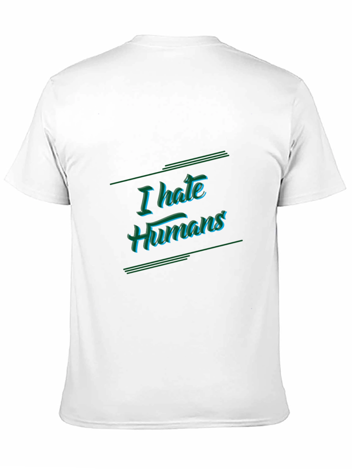 I Hate Humans Black Graphic Tee