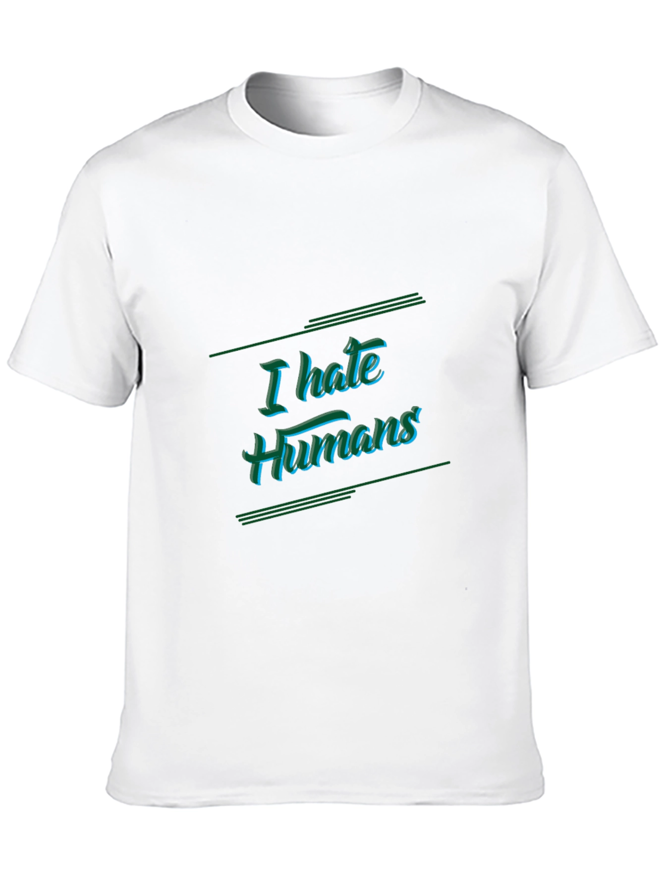 I Hate Humans Black Graphic Tee